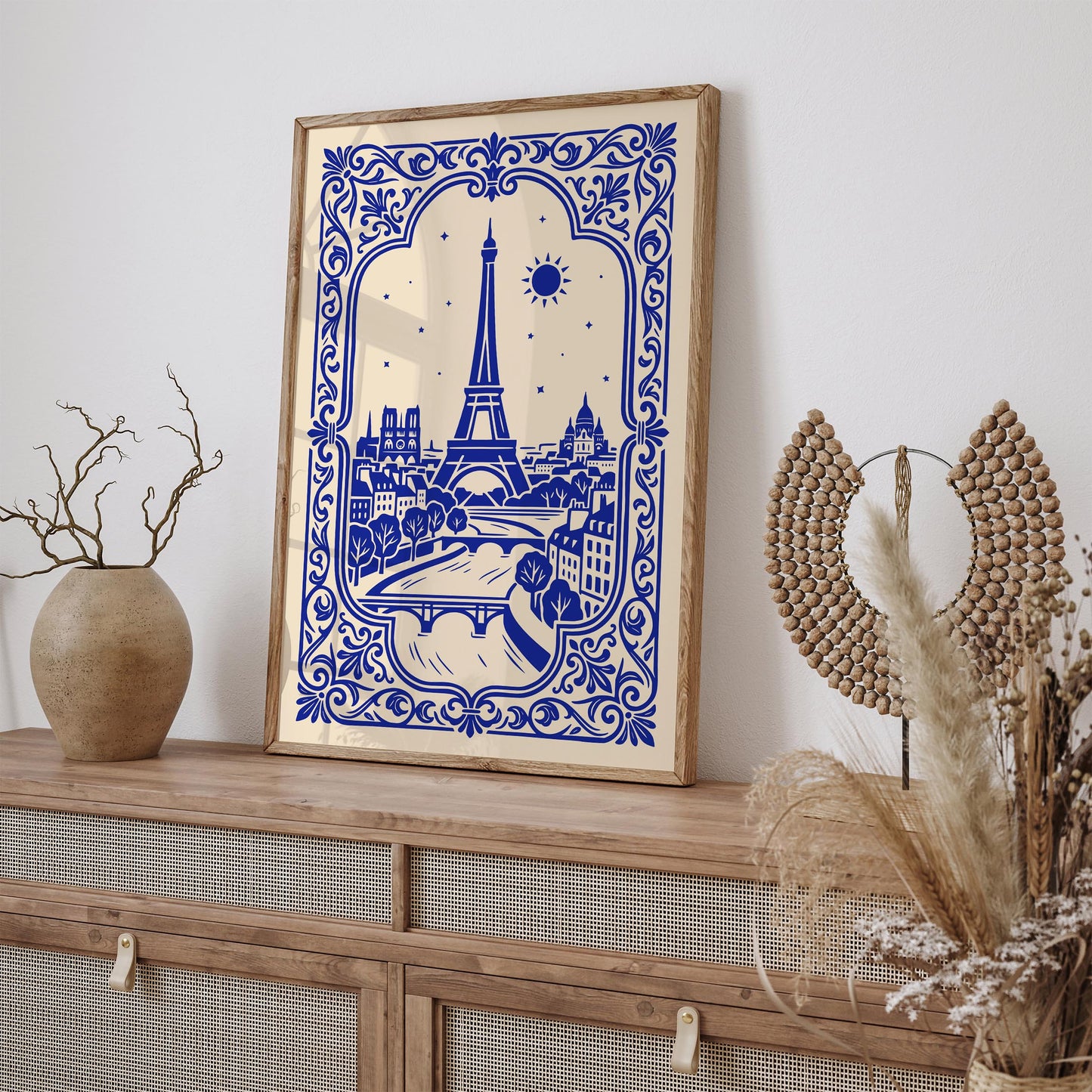 Paris Cityscape Wall Art Print 2026
