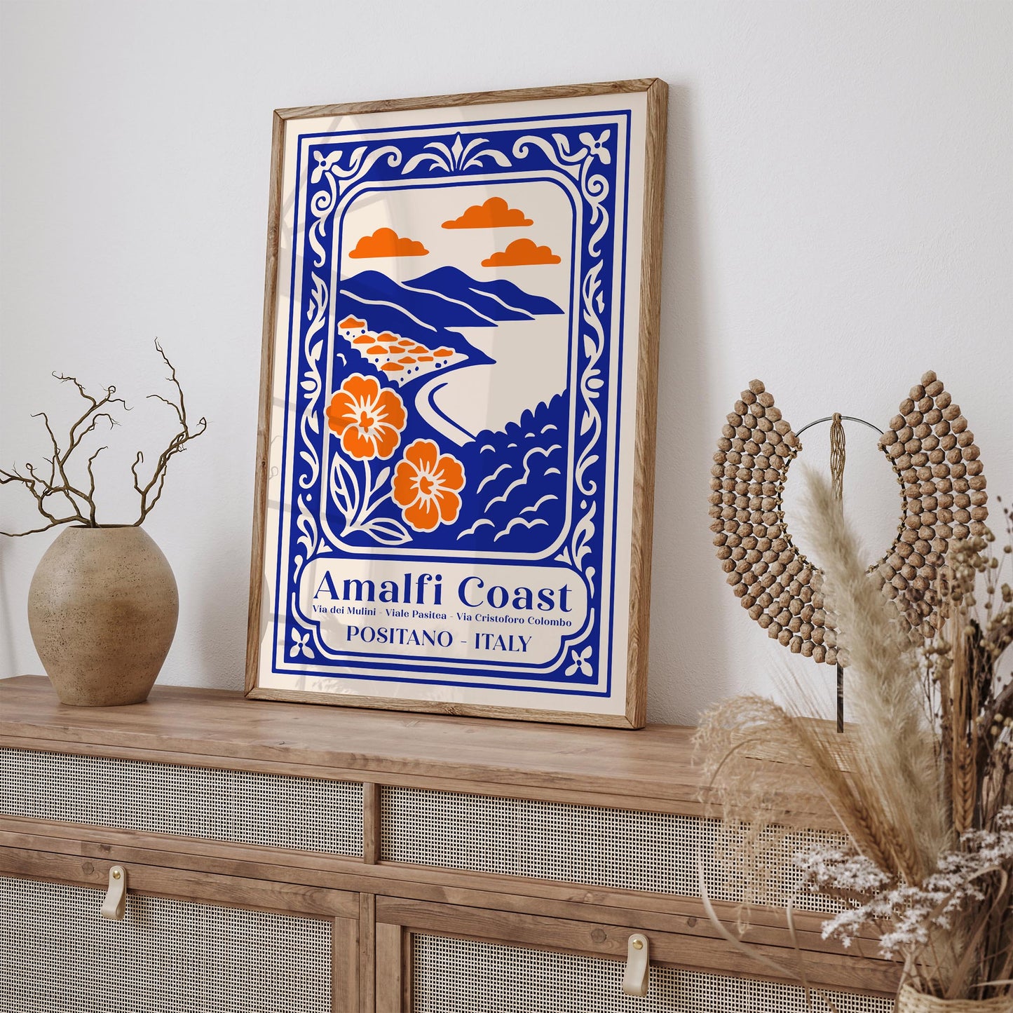 Amalfi Coast Positano Italy Poster 2026
