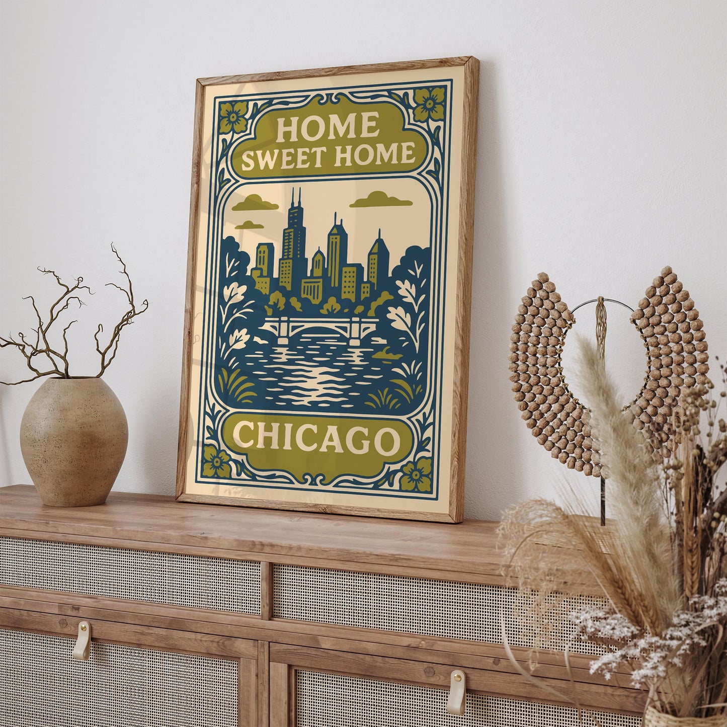 Chicago Home Sweet Home Poster