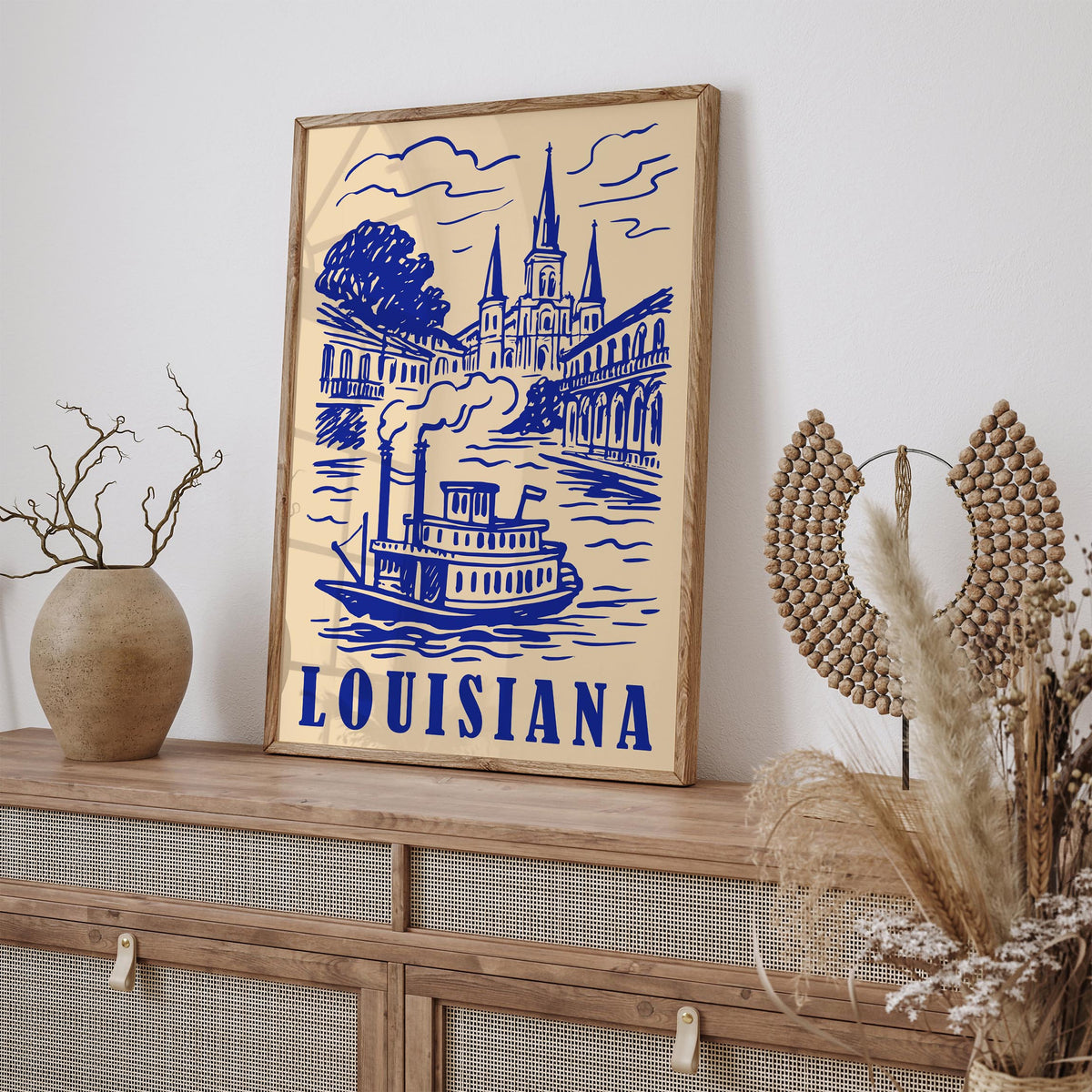 Louisiana Travel Poster