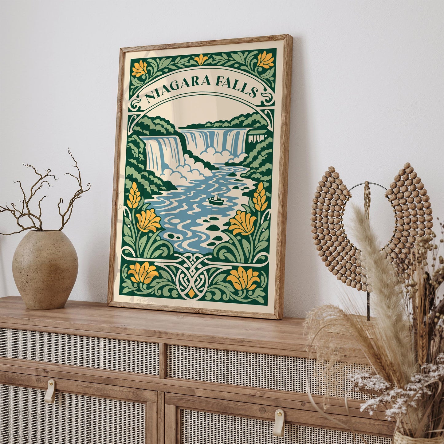 Niagara Falls Landscape Poster