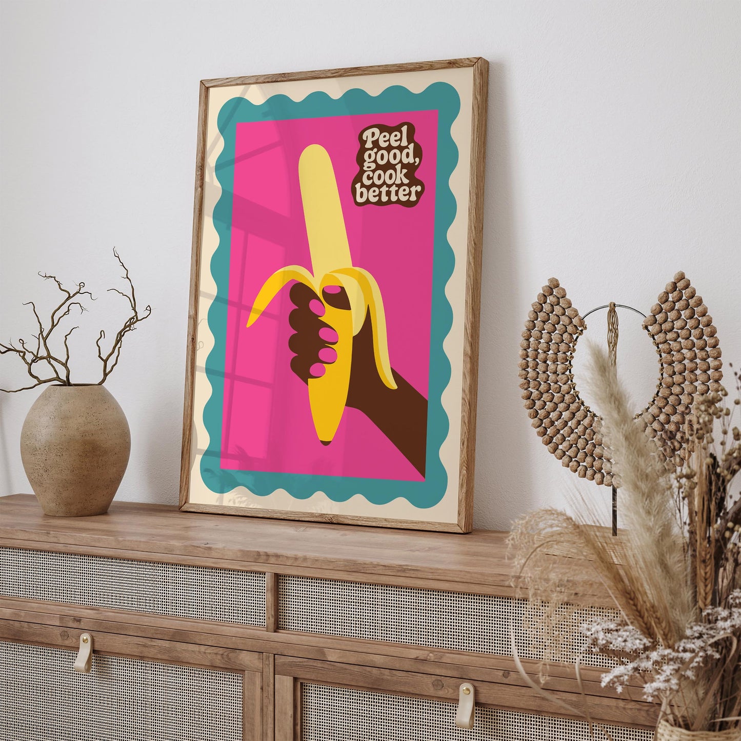 Peel Good Cook Better Banana Poster
