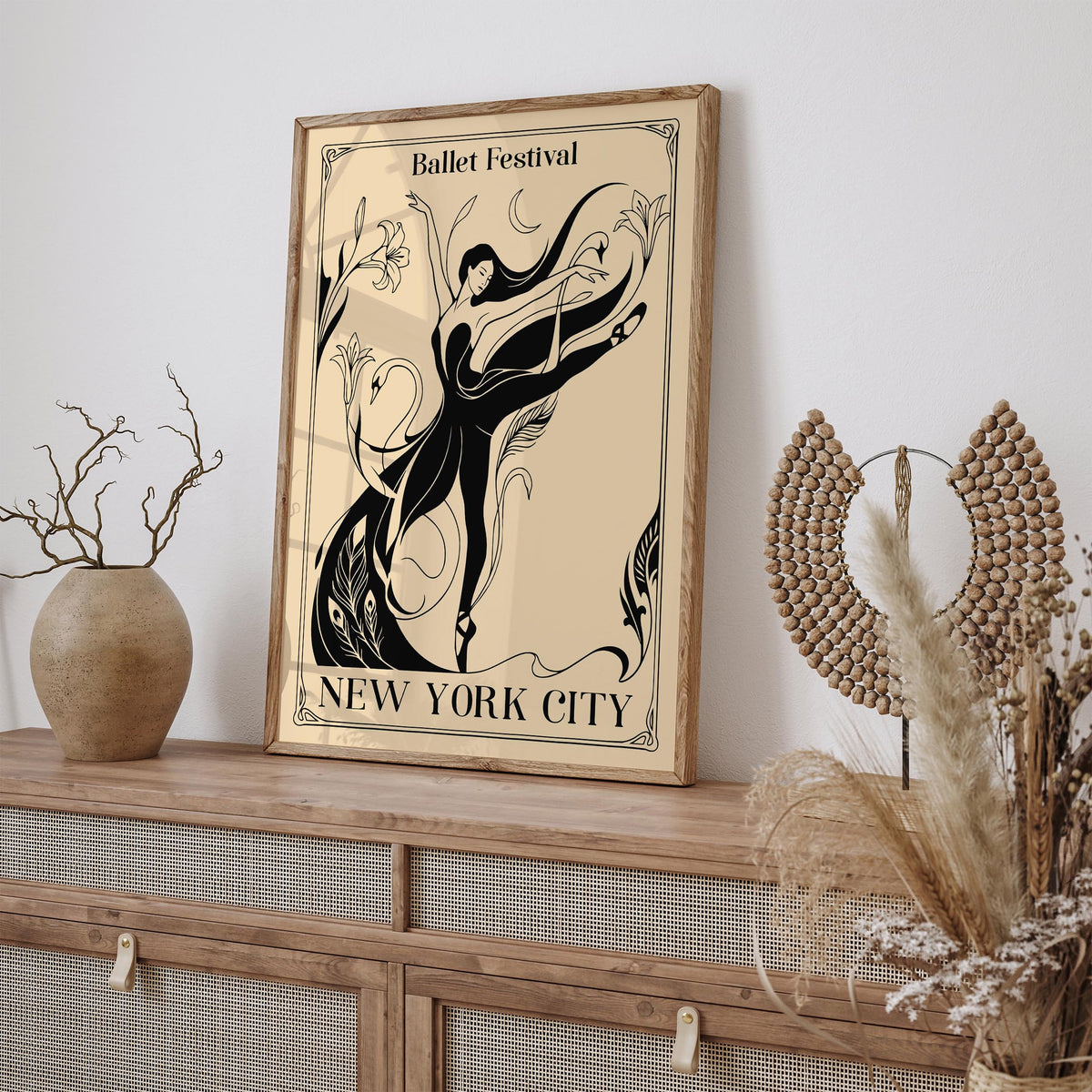 New York City Ballet Festival Art Poster