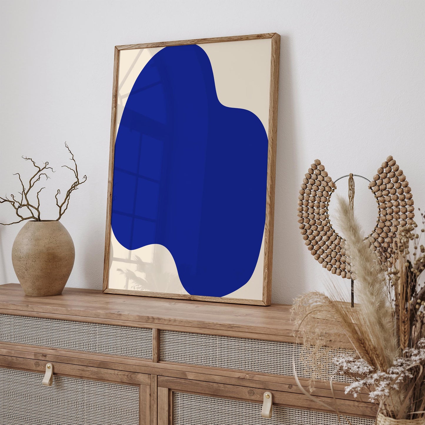Blue Abstract Poster – Modern Wall Art