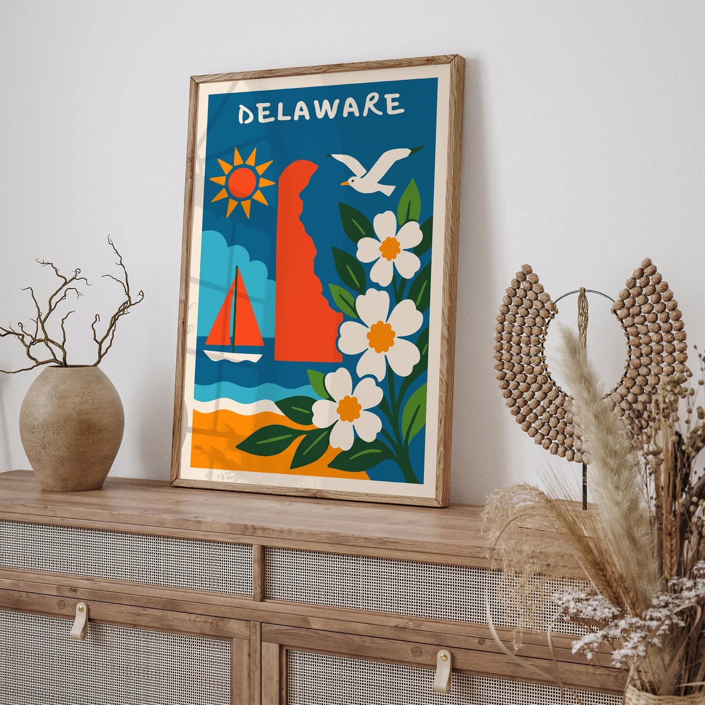 Delaware State Travel Poster