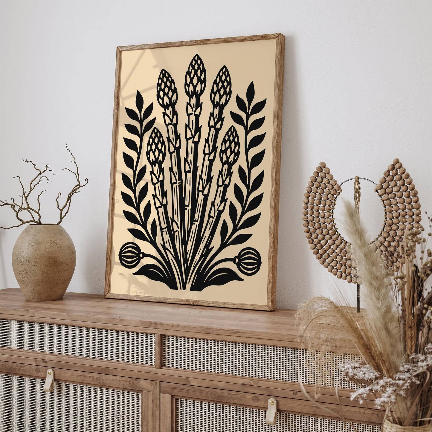 Asparagus Vintage Style Kitchen Art Print
