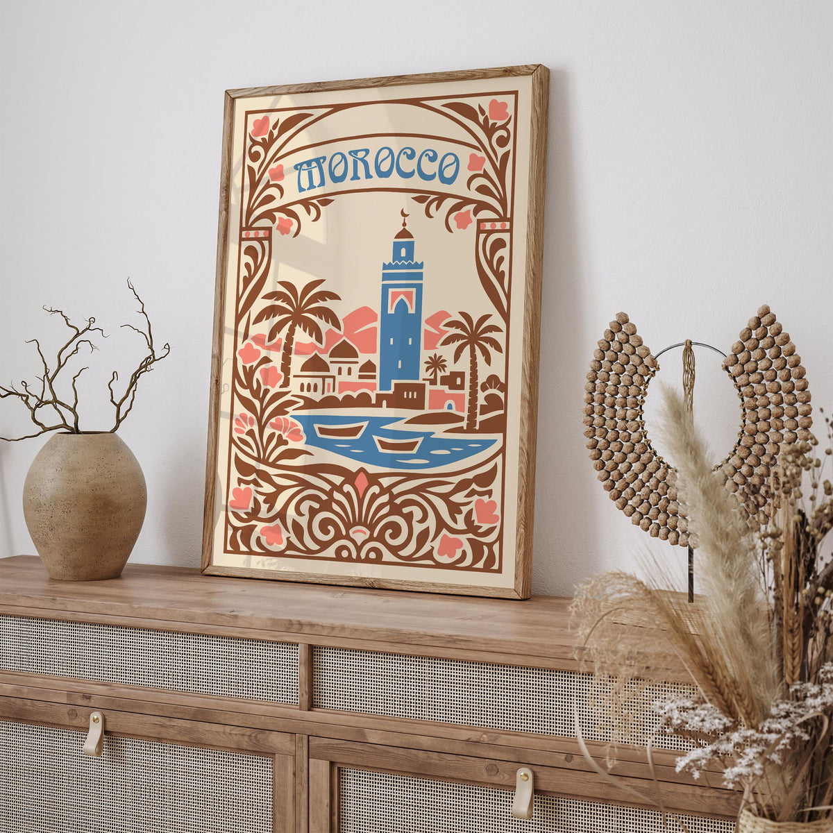 Morocco Travel Poster