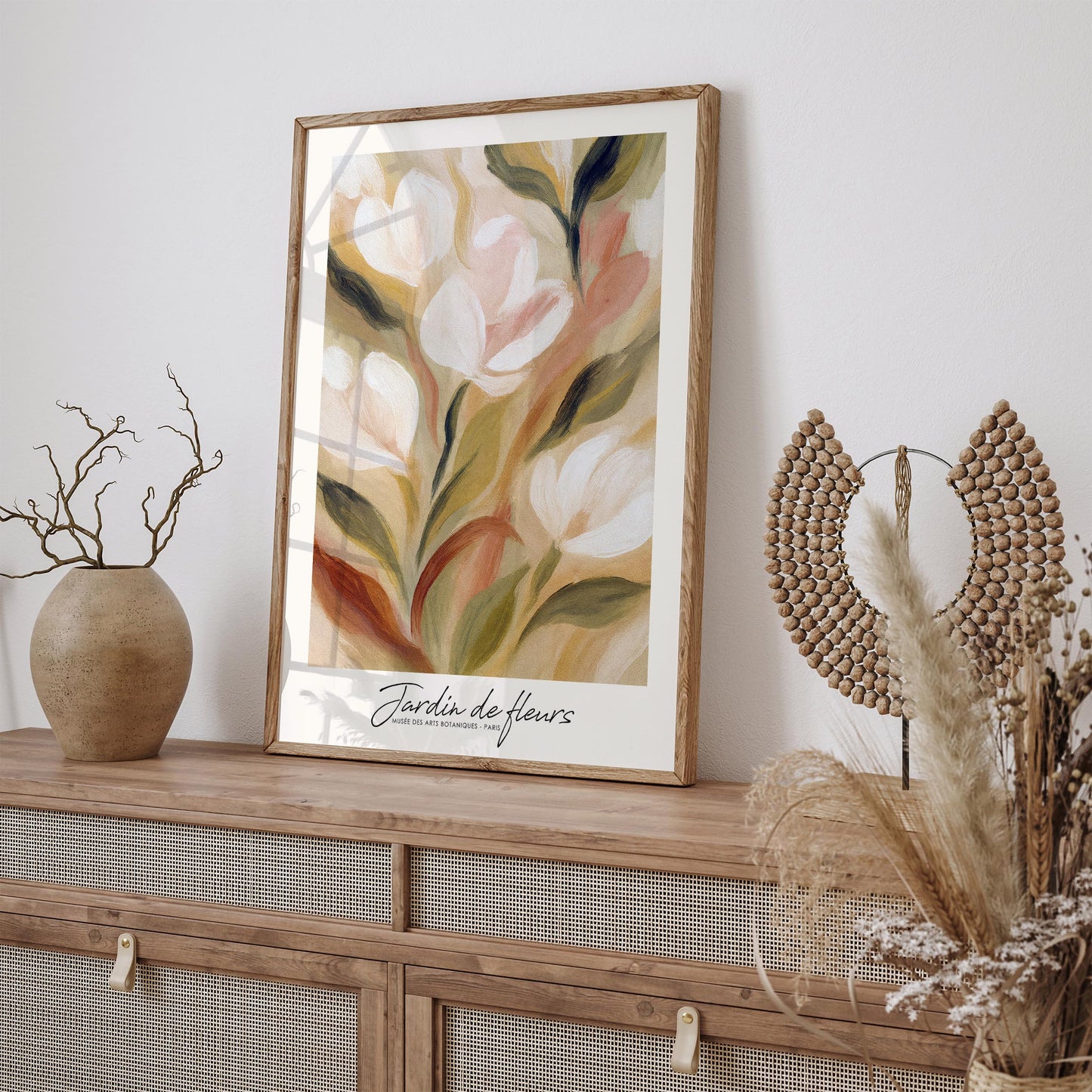 Botanical Garden Poster - Abstract Floral Print