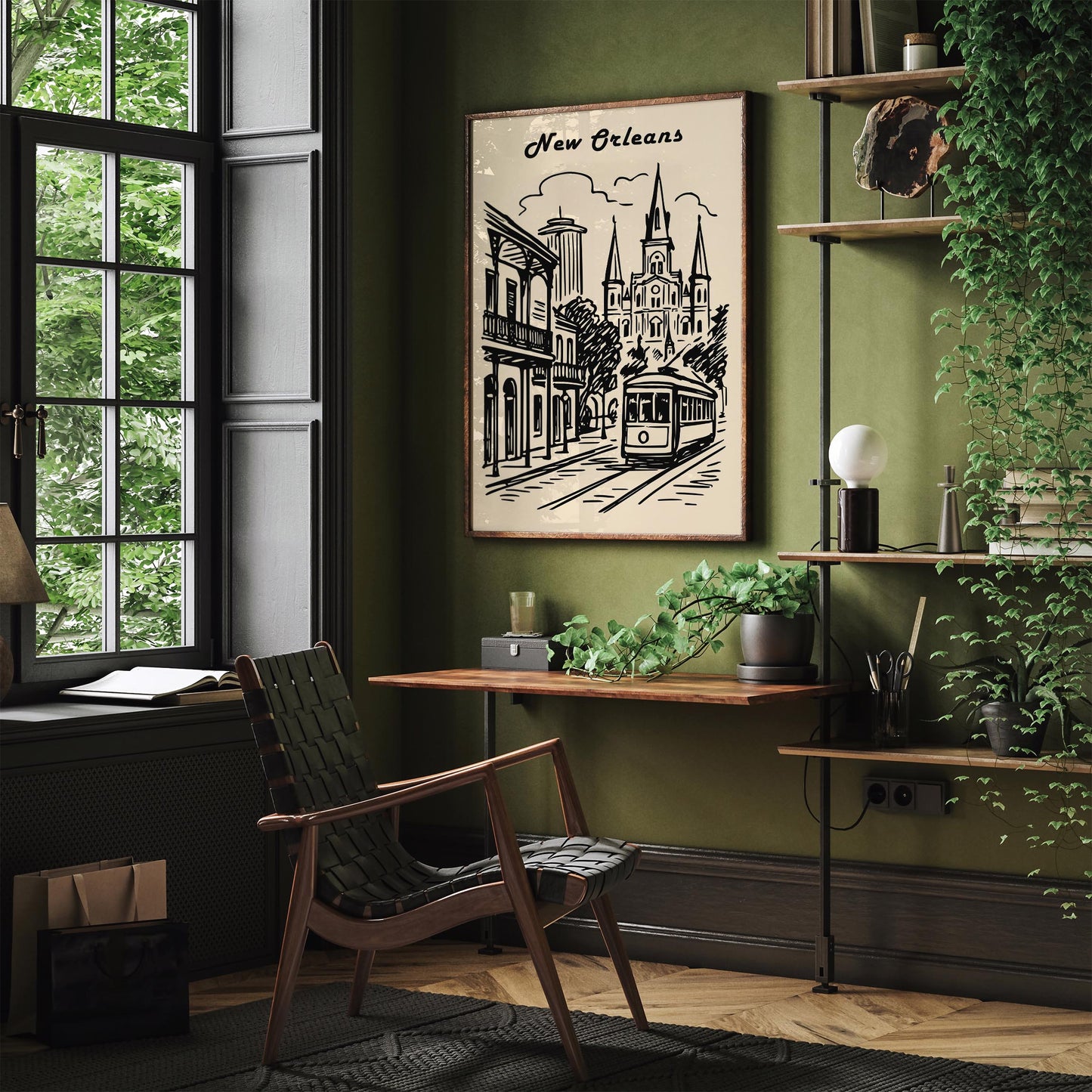 New Orleans Travel Poster
