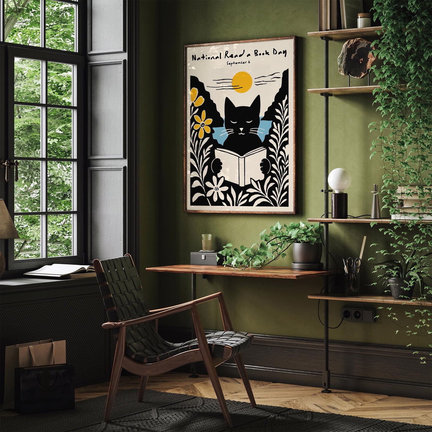 National Read a Book Day Poster