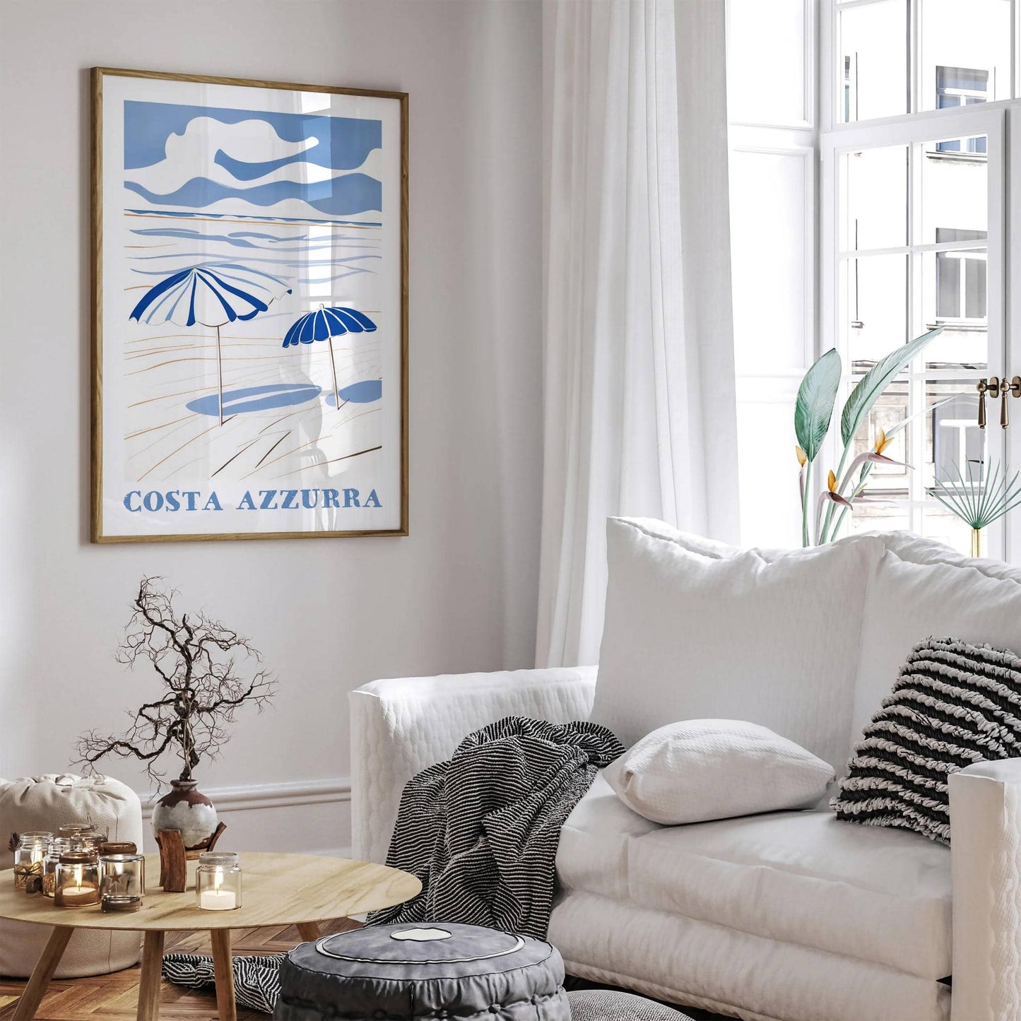 Costa Azzurra Holiday Travel Poster - HypeSheriff