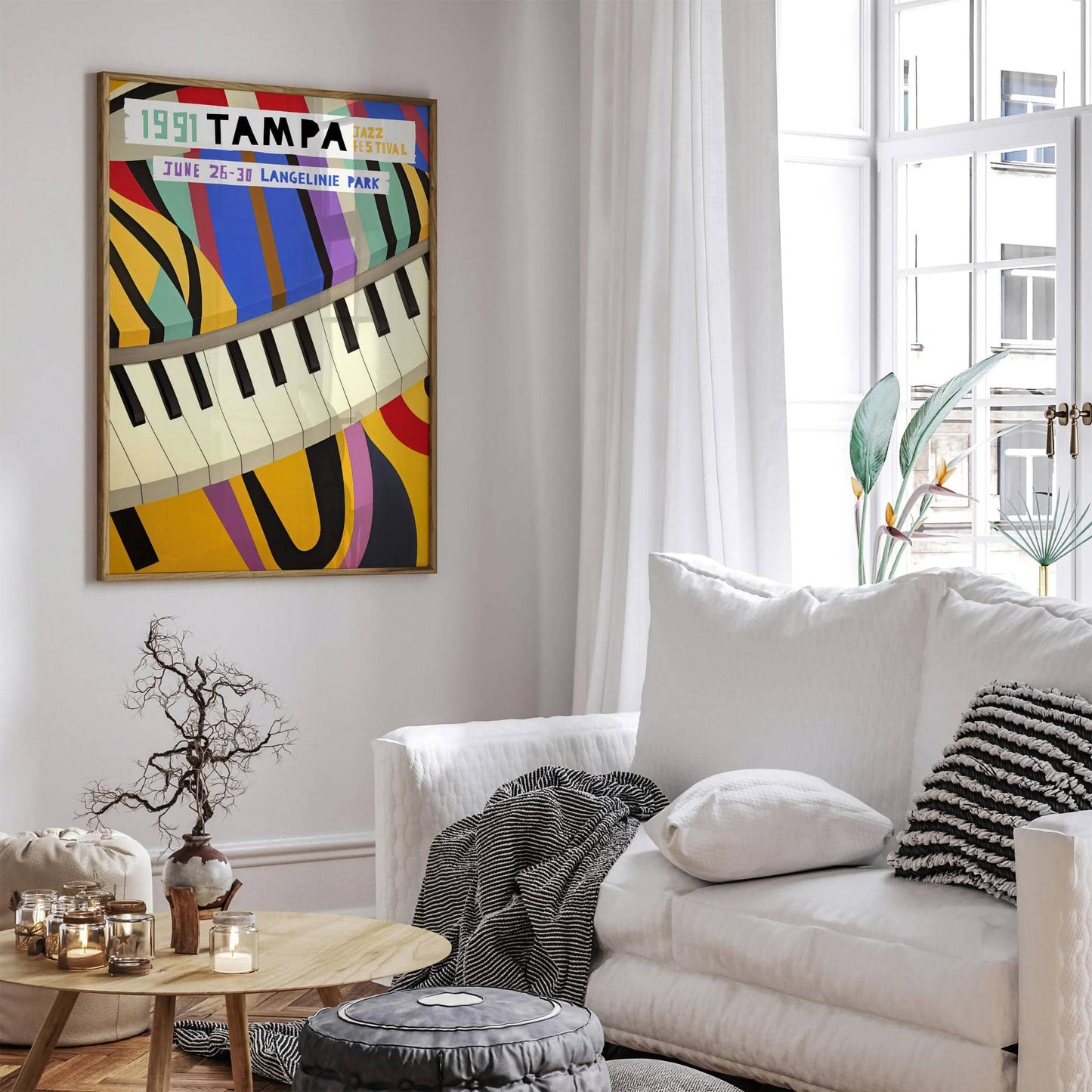 Tampa Jazz Festival Retro Poster - HypeSheriff