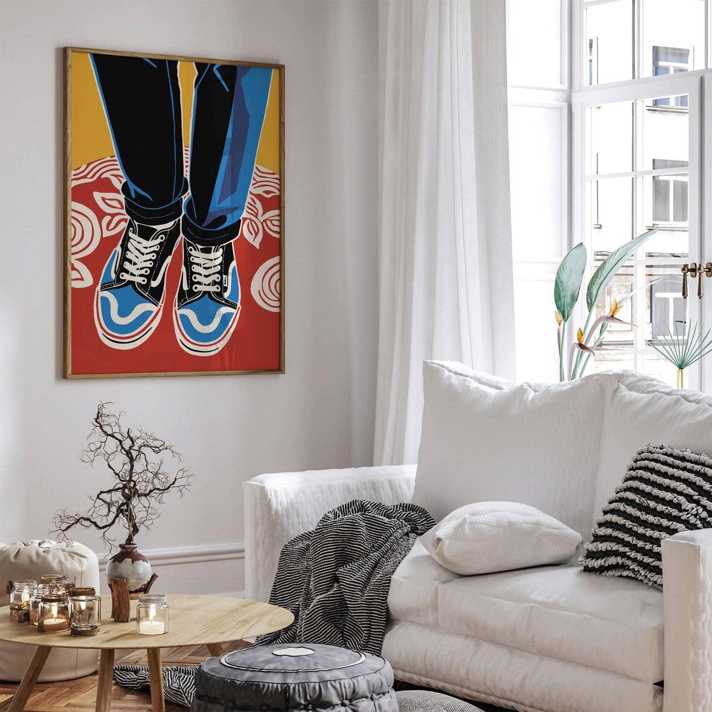 Retro Shoes Pop Art Print 2024 - HypeSheriff