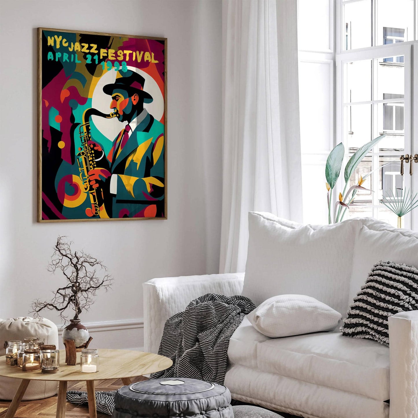 NYC Jazz Festival - 1998 Poster Reproduction - HypeSheriff