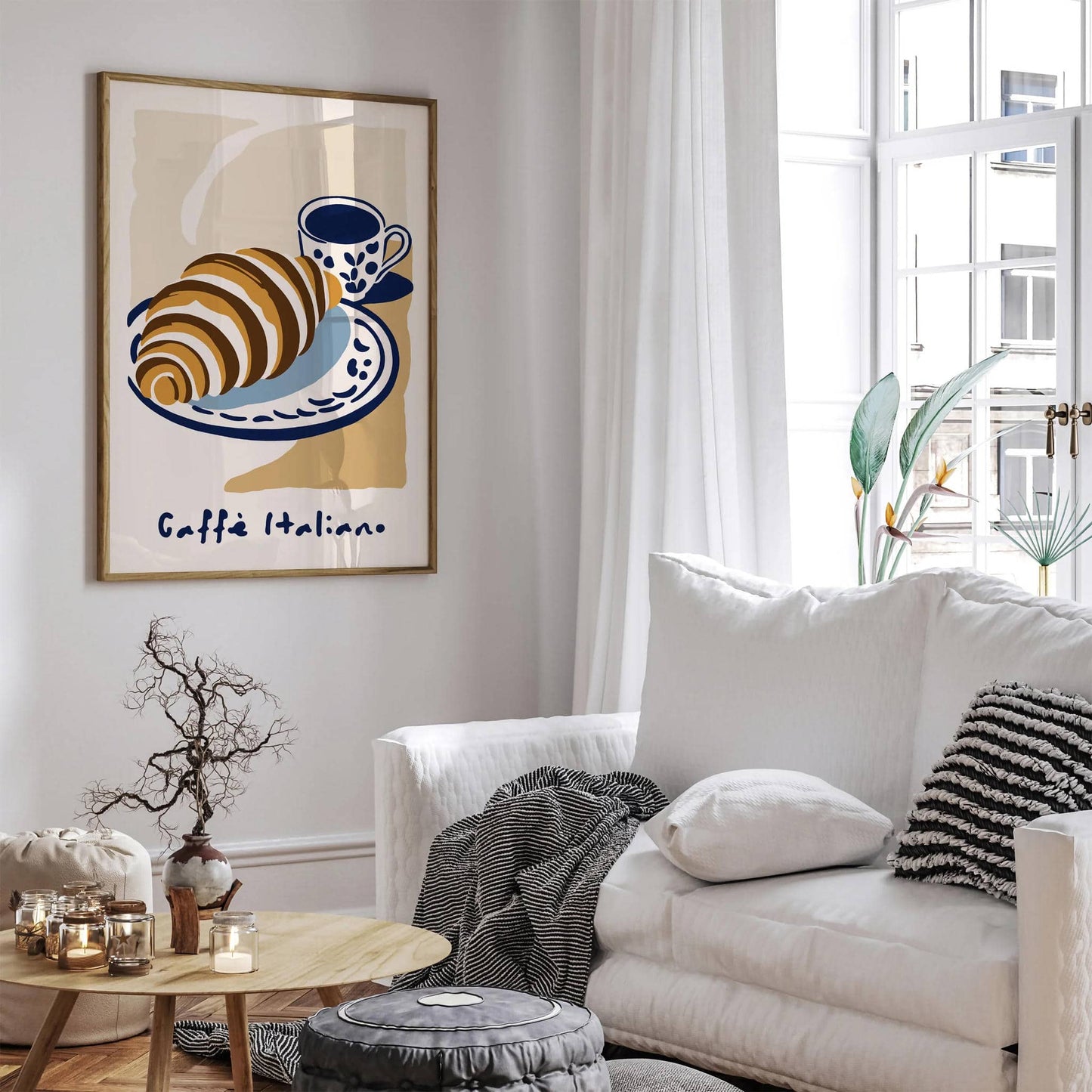 Caffe Italiano Breakfast Kitchen Poster - HypeSheriff