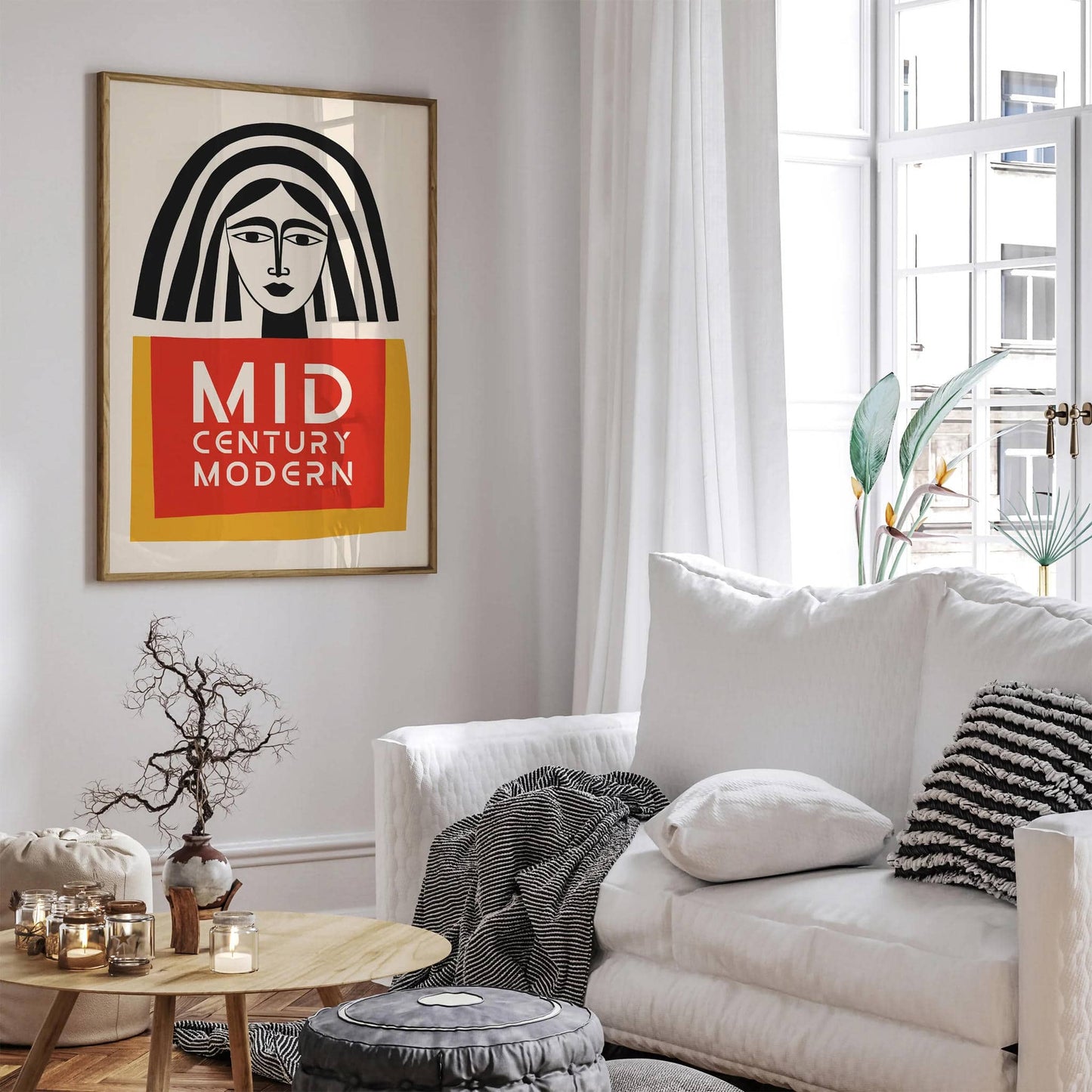 Mid Century Modern Exhibition Art Print - HypeSheriff