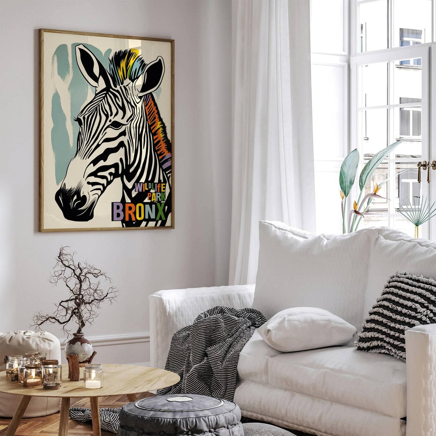 Wildlife Park Bronx Zebra Poster - HypeSheriff