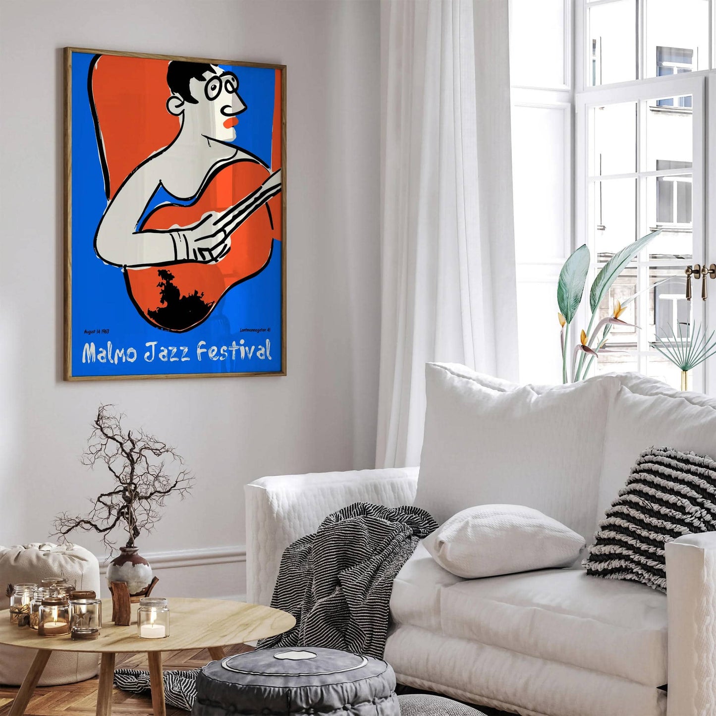 Malmo Jazz Festival 1963 Reproduction Poster - HypeSheriff