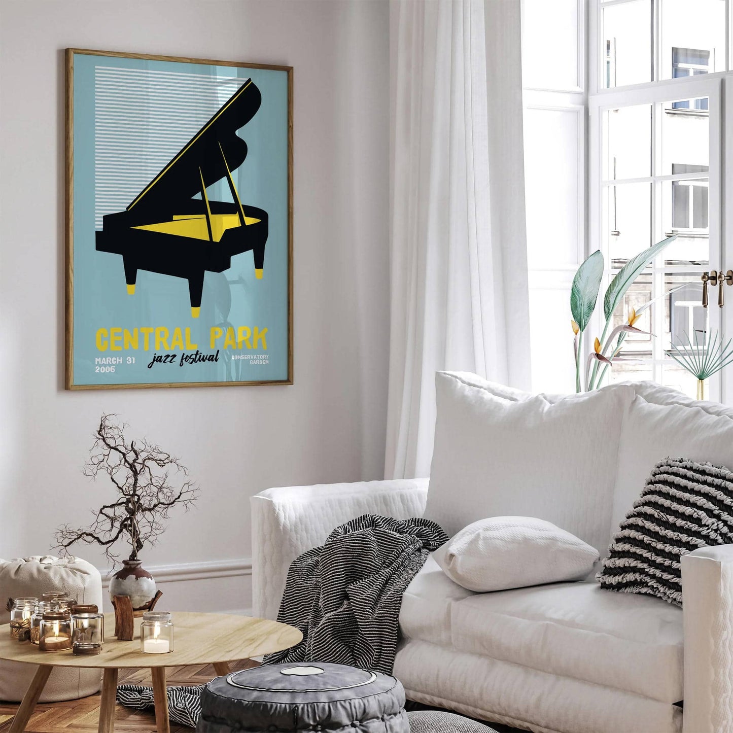 Central Park Jazz Festival 2006 Retro Poster - HypeSheriff