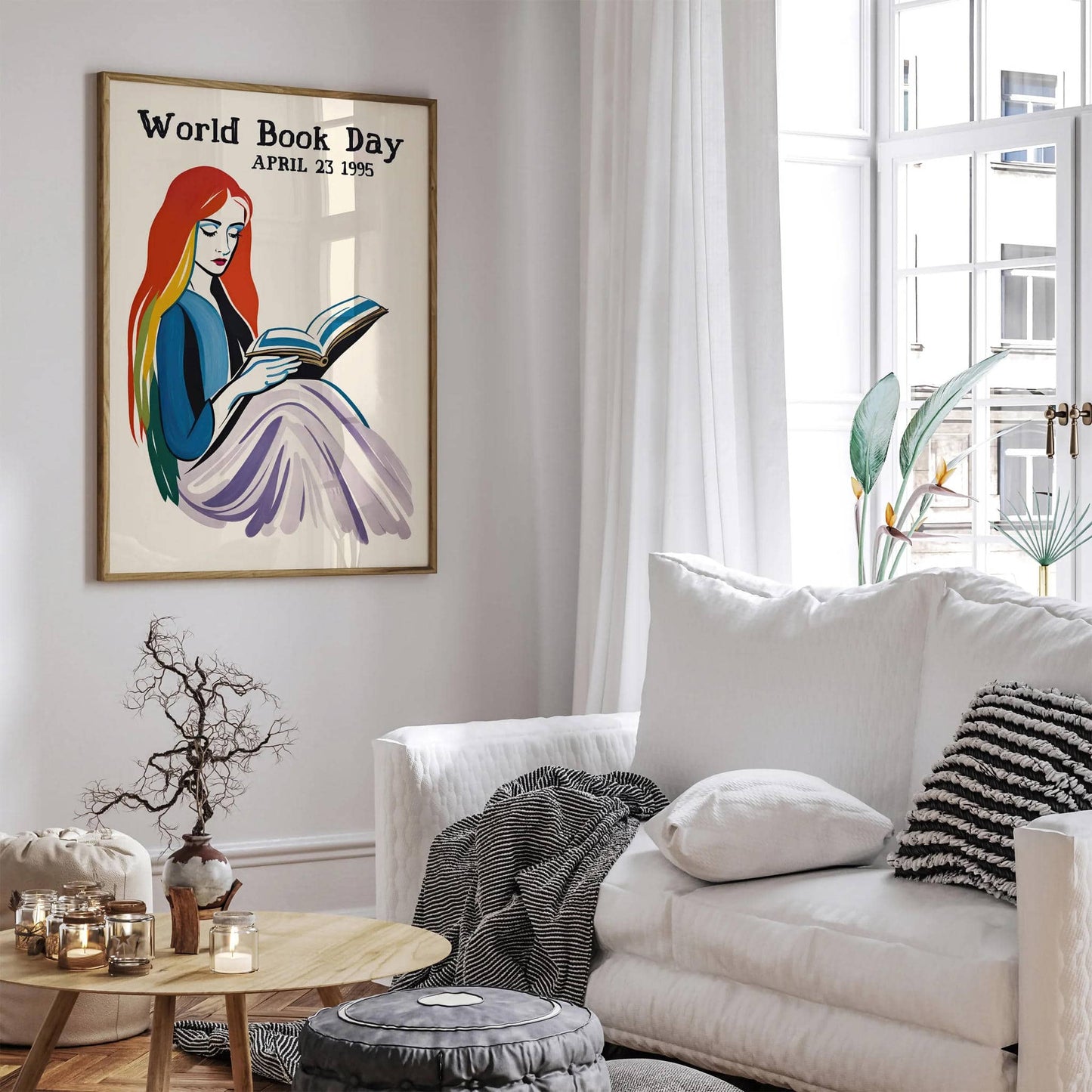 World Book Day 1995 Wall Art Poster - HypeSheriff