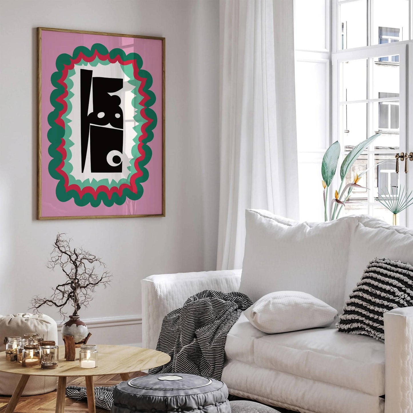 Artistic Paper Cutouts Abstract Wall Art Poster - HypeSheriff