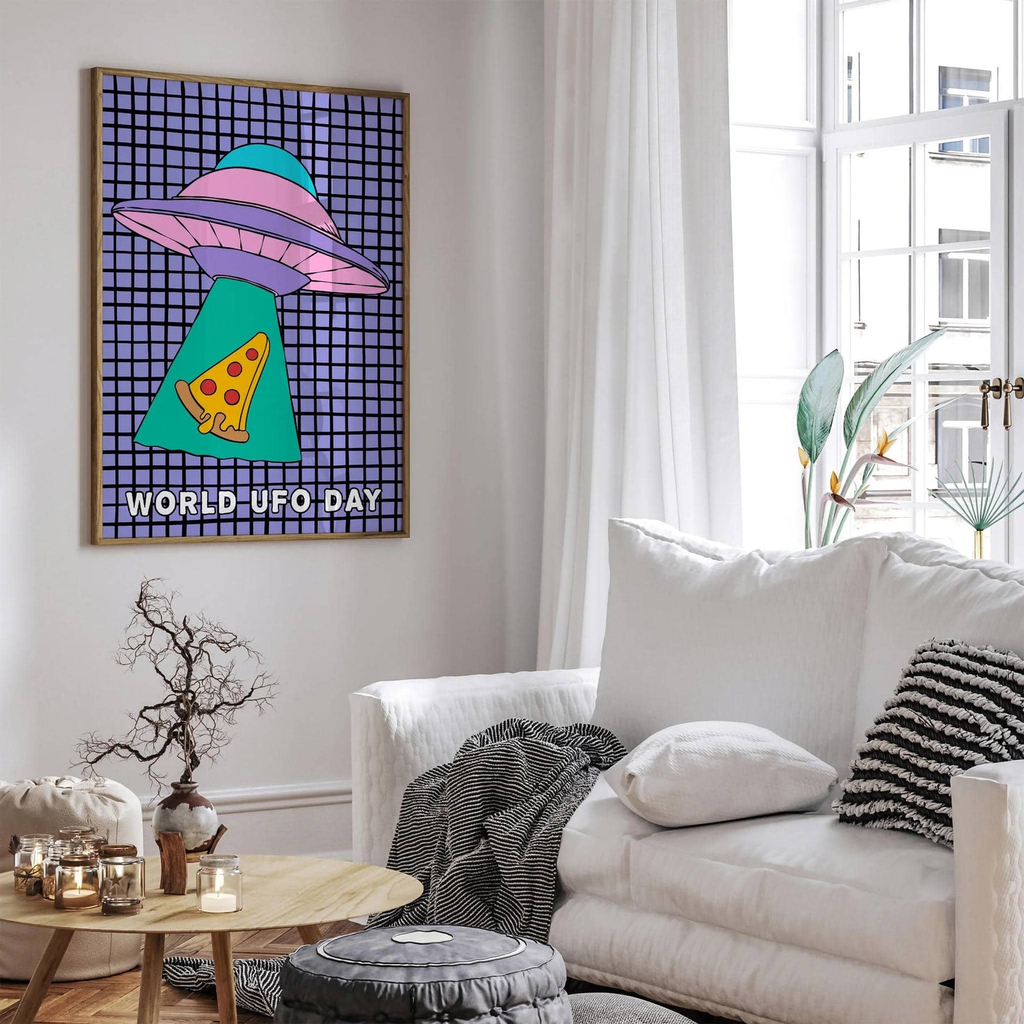 World UFO Day Cute Poster - HypeSheriff
