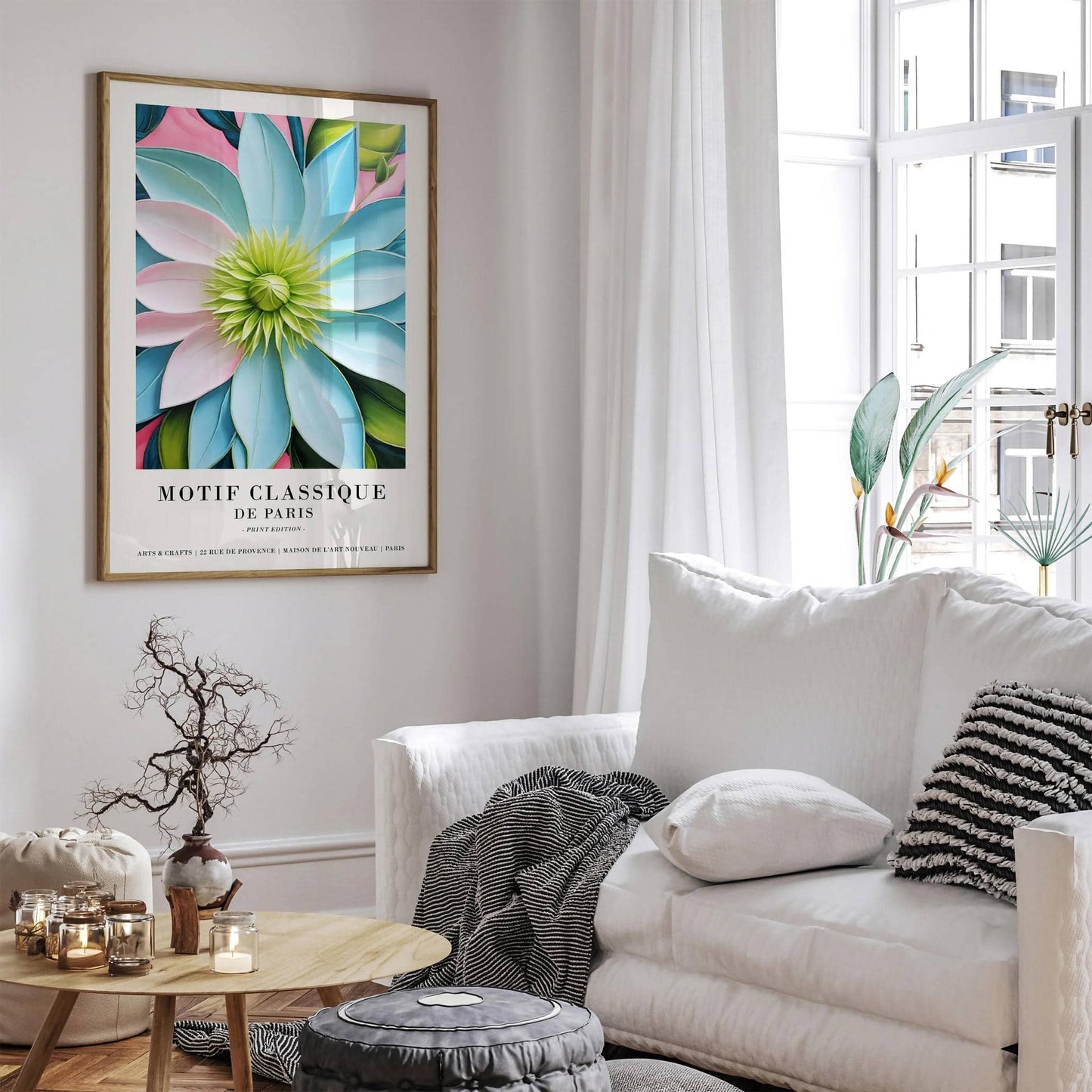 Sophisticated Décor: Motif Classique Poster - HypeSheriff