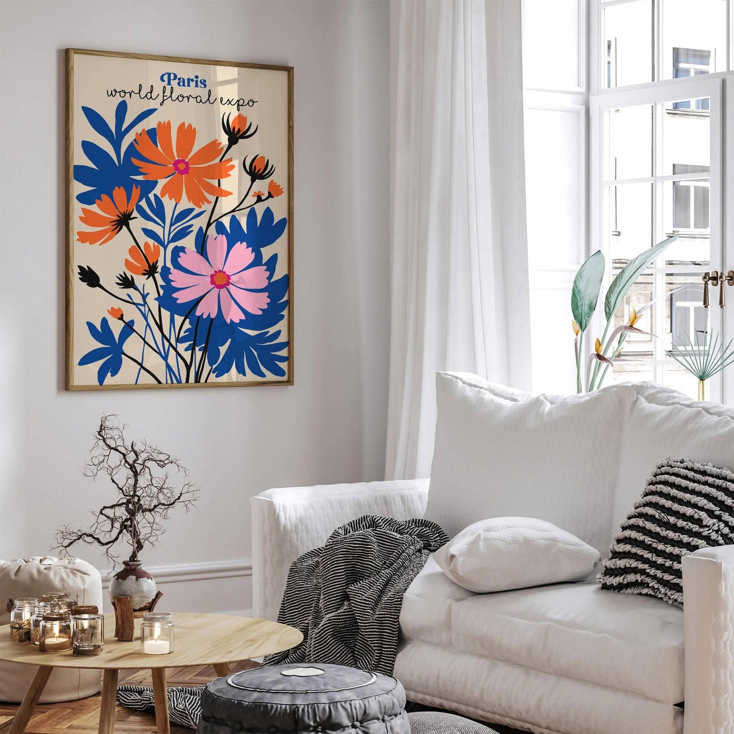 Paris Floral Show Art Print - HypeSheriff