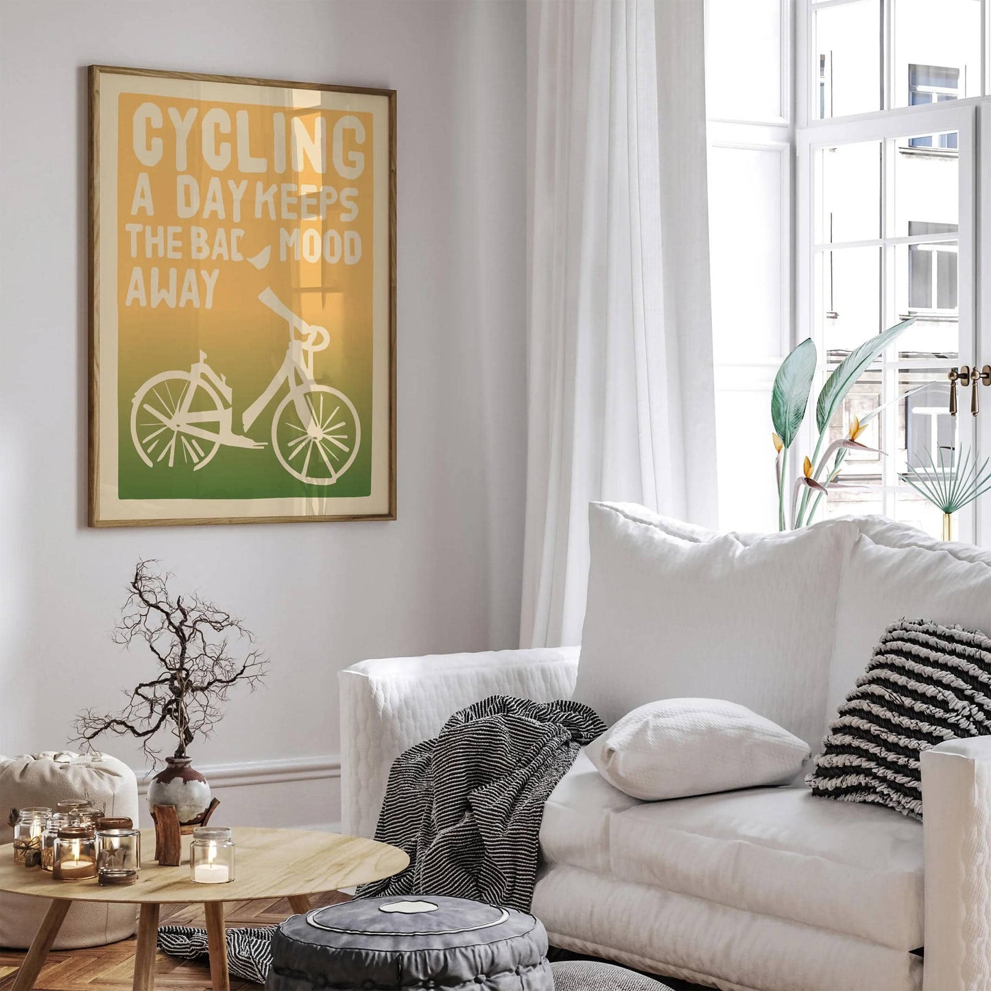 Motivational Cycling Poster - HypeSheriff