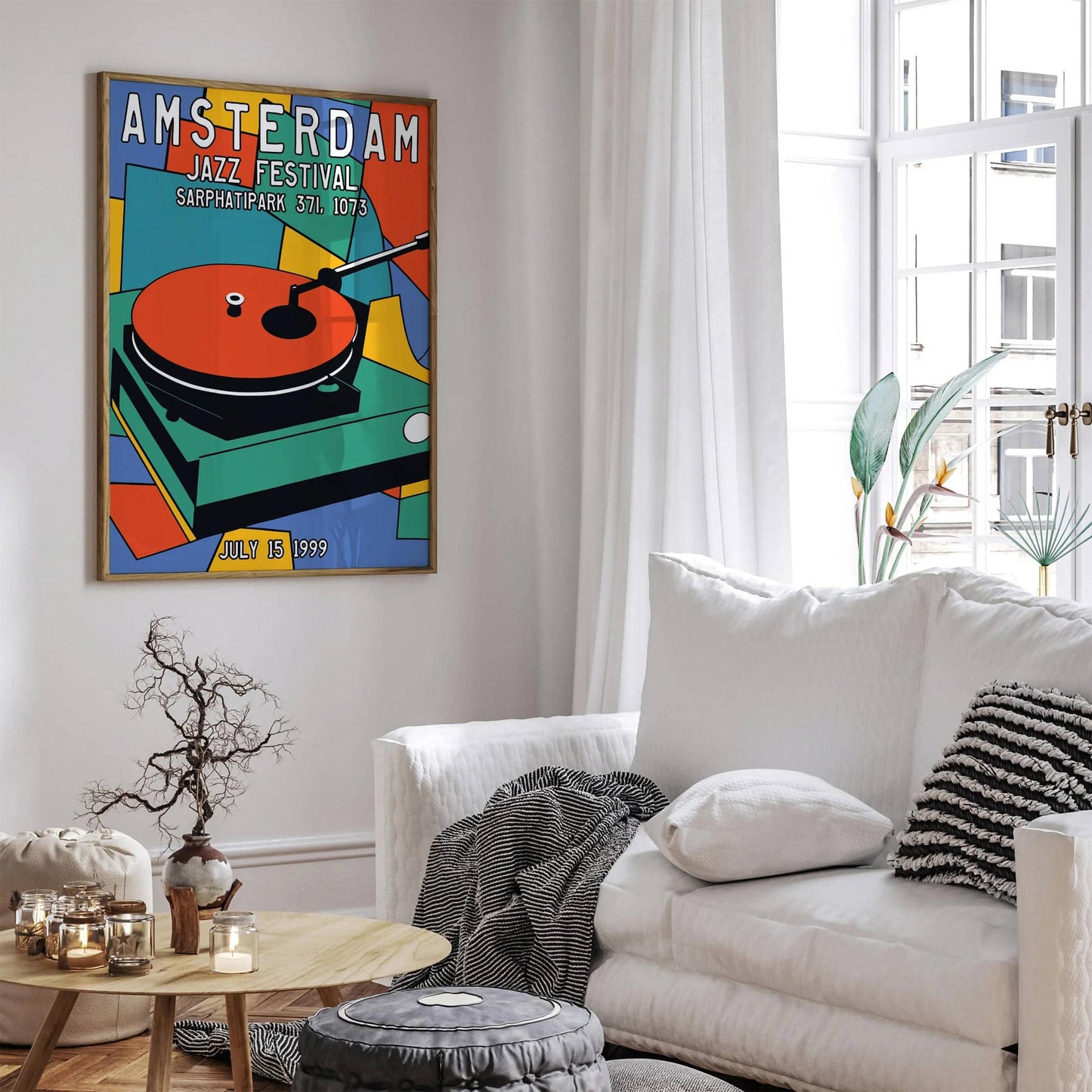Amsterdam Jazz Festival 1999 Retro Poster - HypeSheriff