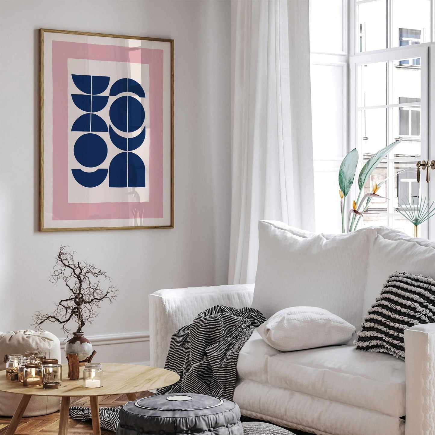 Modern Minimalist Mid Century Print - HypeSheriff