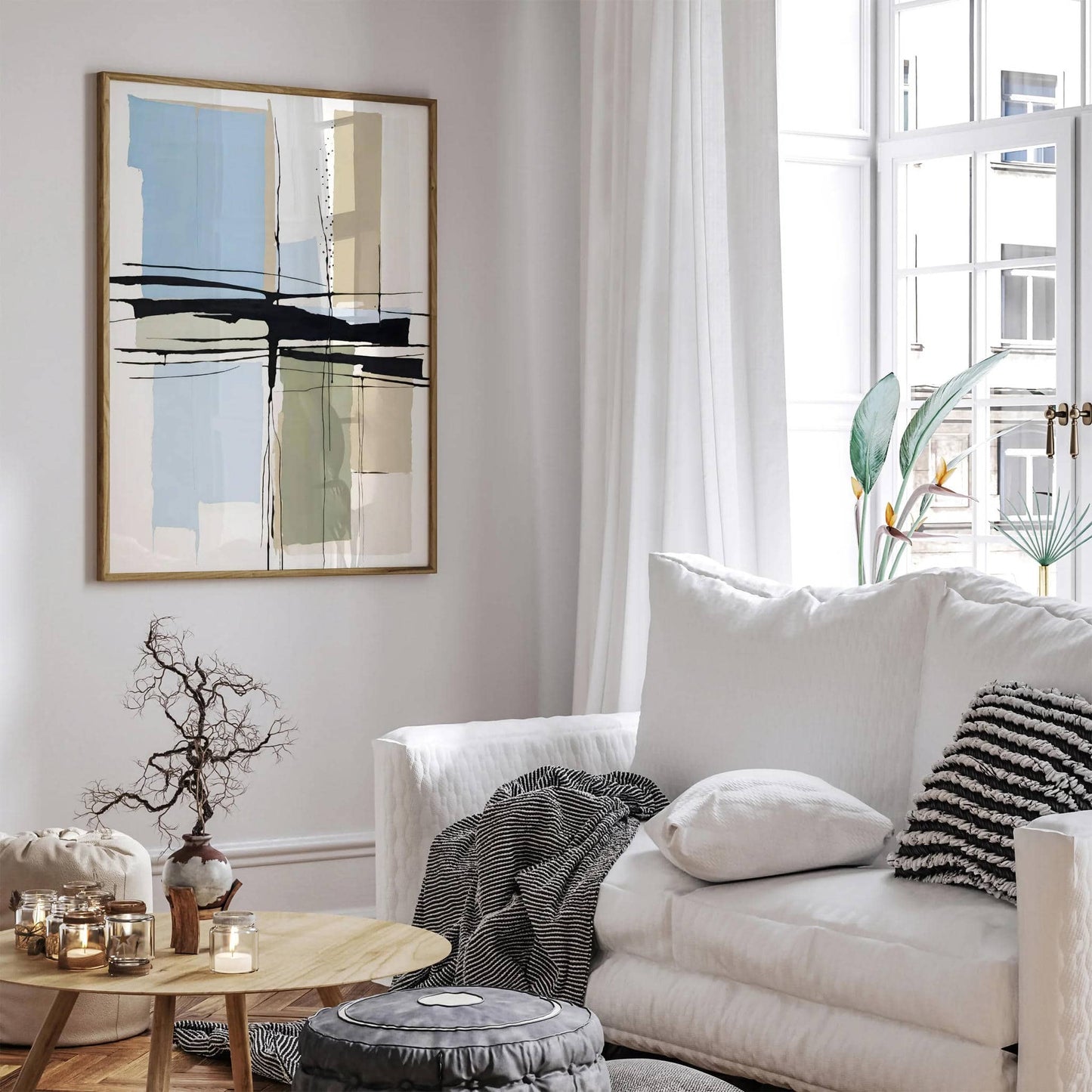 Abstract Wall Art Print to Brighten Up Any Room - HypeSheriff