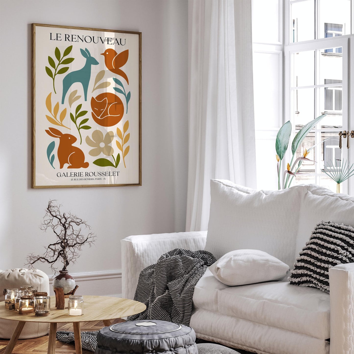 Le Renouveau Poster - French Spring Wall Art Print