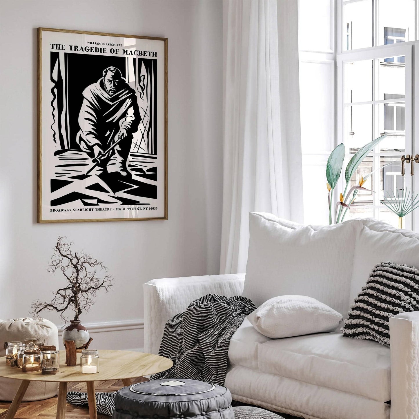 Macbeth Shakespeare NYC Theater Poster - HypeSheriff