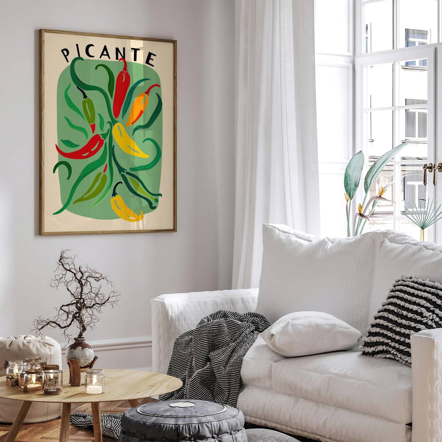 Picante Hot Chilli Peppers Poster - HypeSheriff