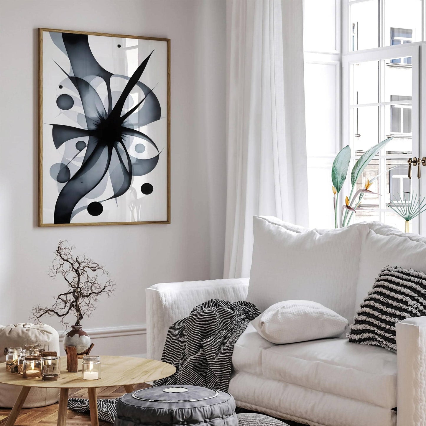 Modern Abstract Minimalist Print - HypeSheriff