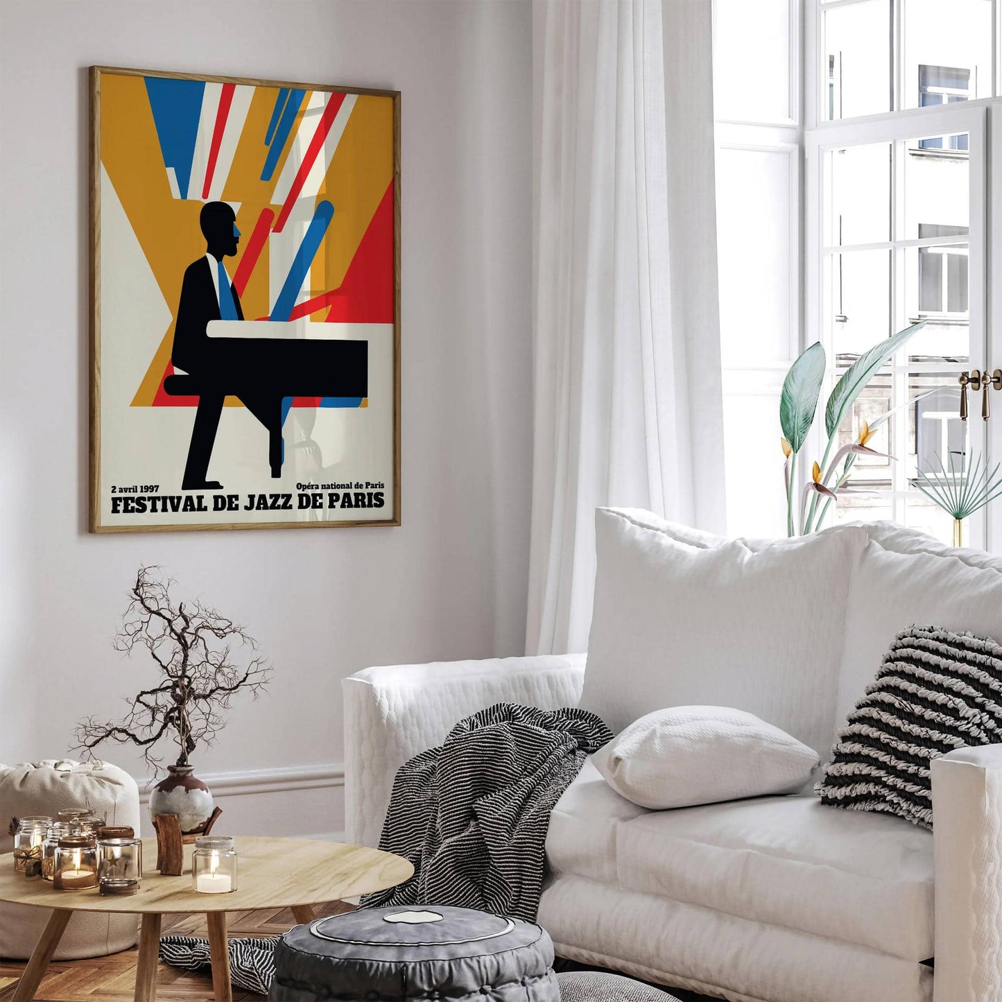 Festival De Jazz De Paris Vintage Music Poster - HypeSheriff
