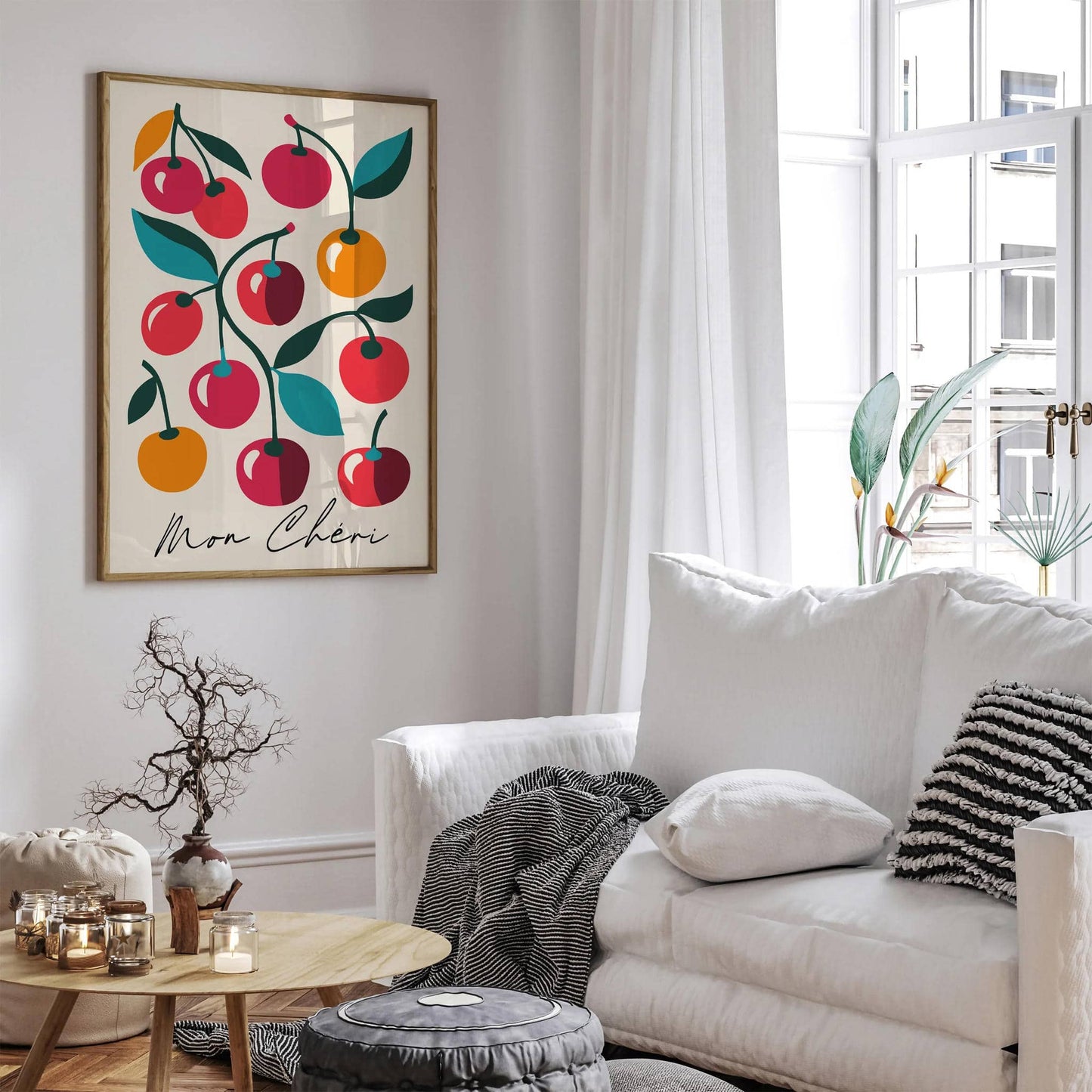 Mon Cheri French Kitchen Art Print - HypeSheriff