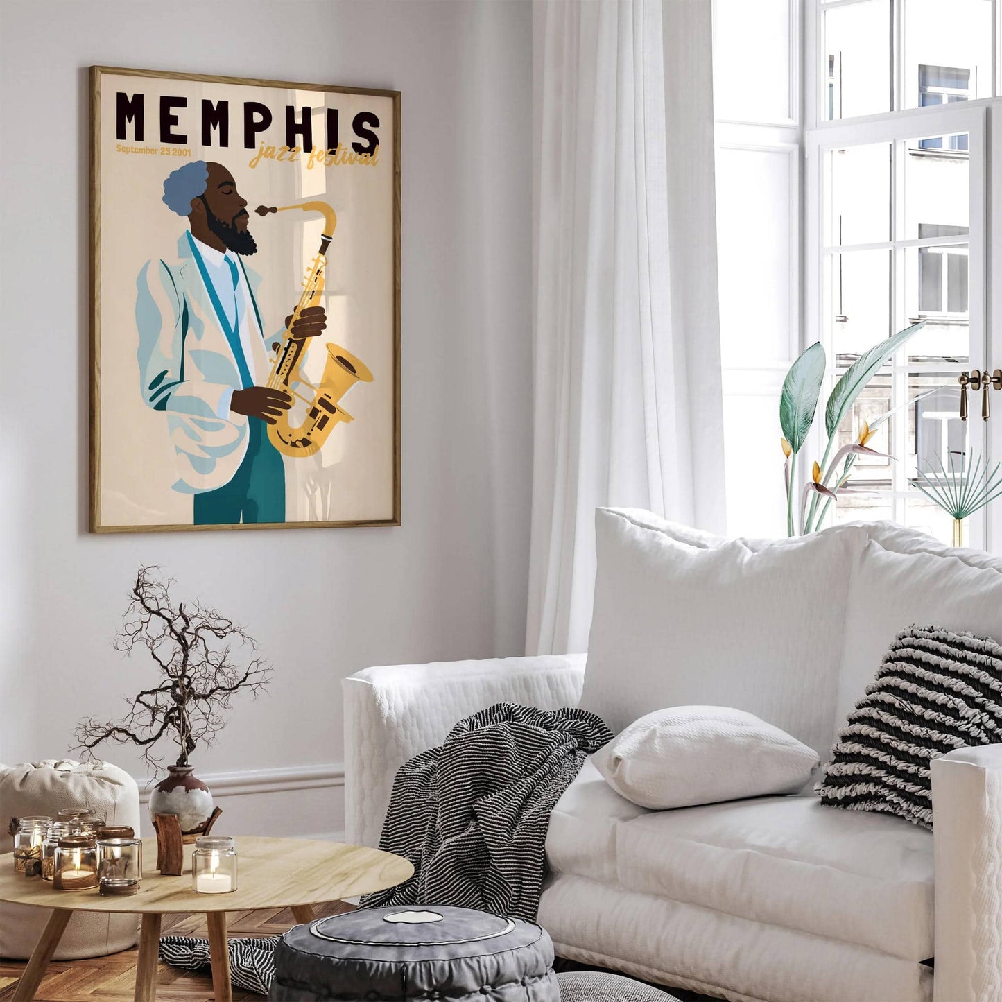 Memphis Jazz Festival Art Poster - HypeSheriff