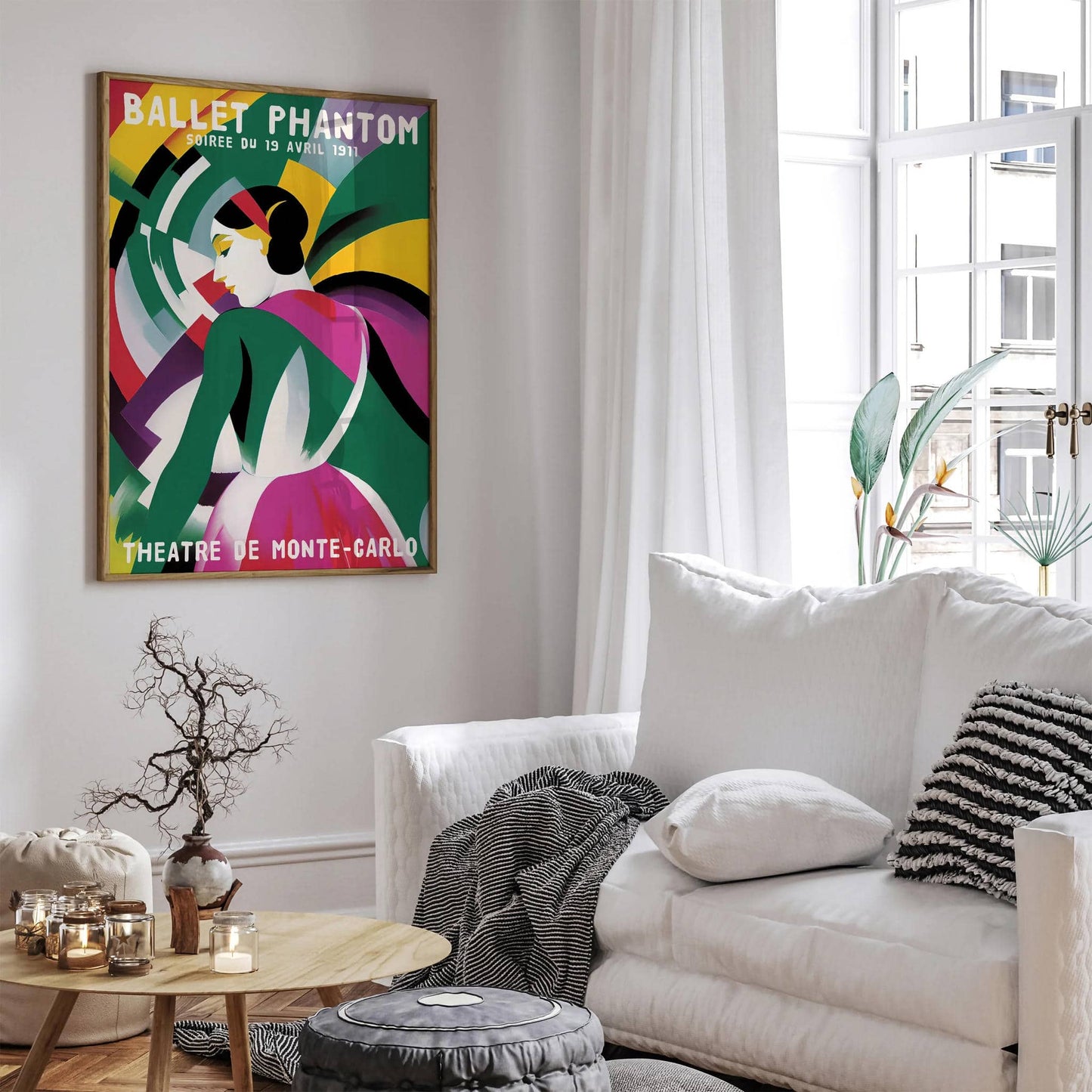Ballet Phantom Ballerina Painting Print - HypeSheriff