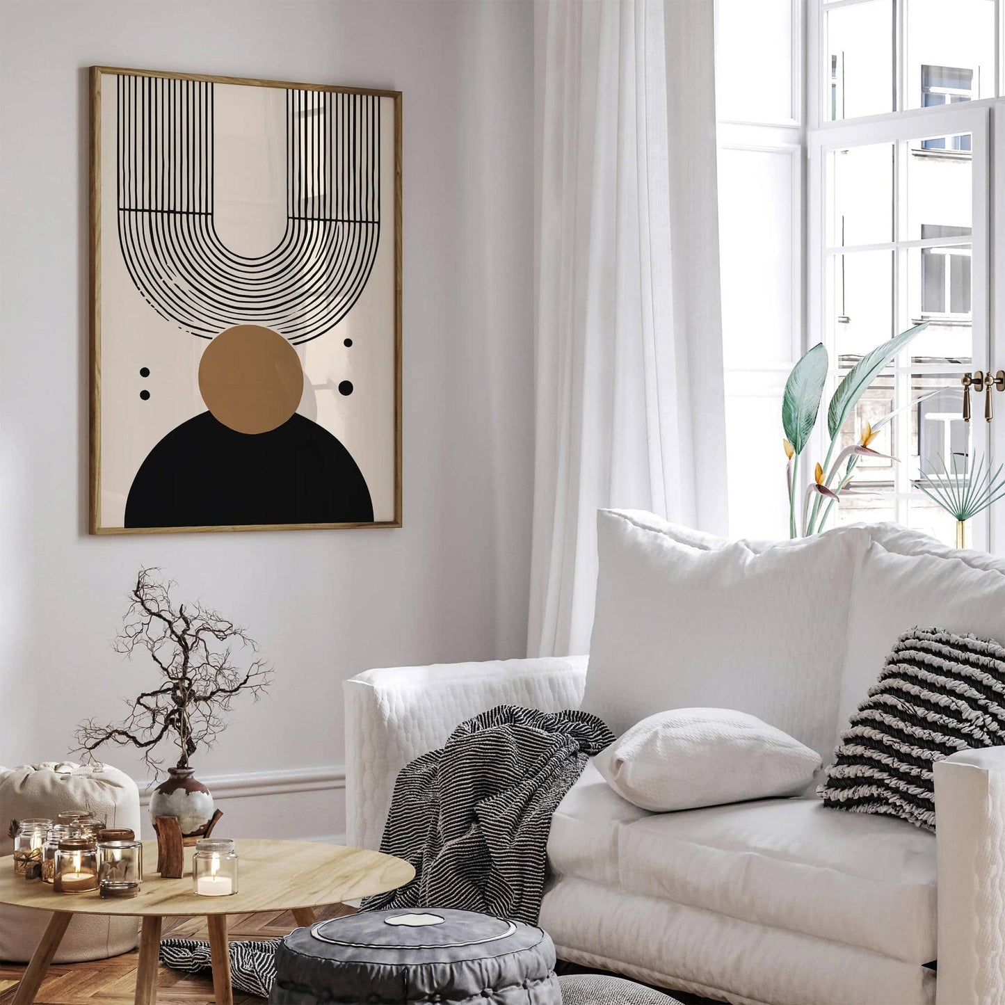 Modern Arches Contemporary Art Print - HypeSheriff