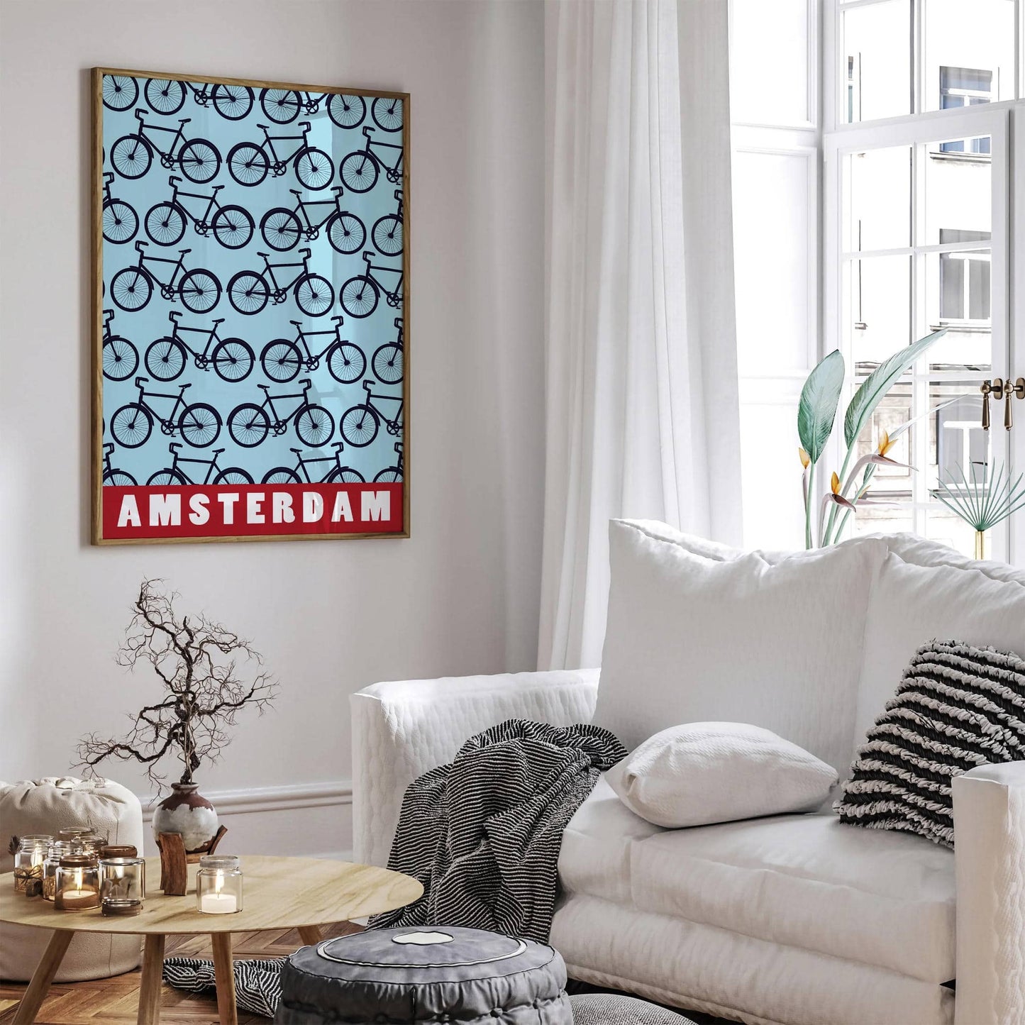 AMSTERDAM Cycling Poster - HypeSheriff