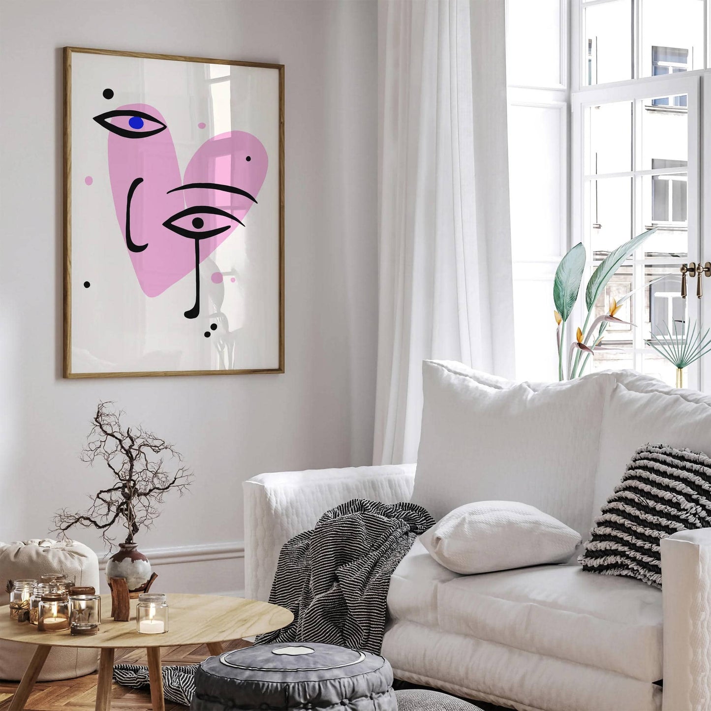 Picasso Inspired Cubism Poster - HypeSheriff