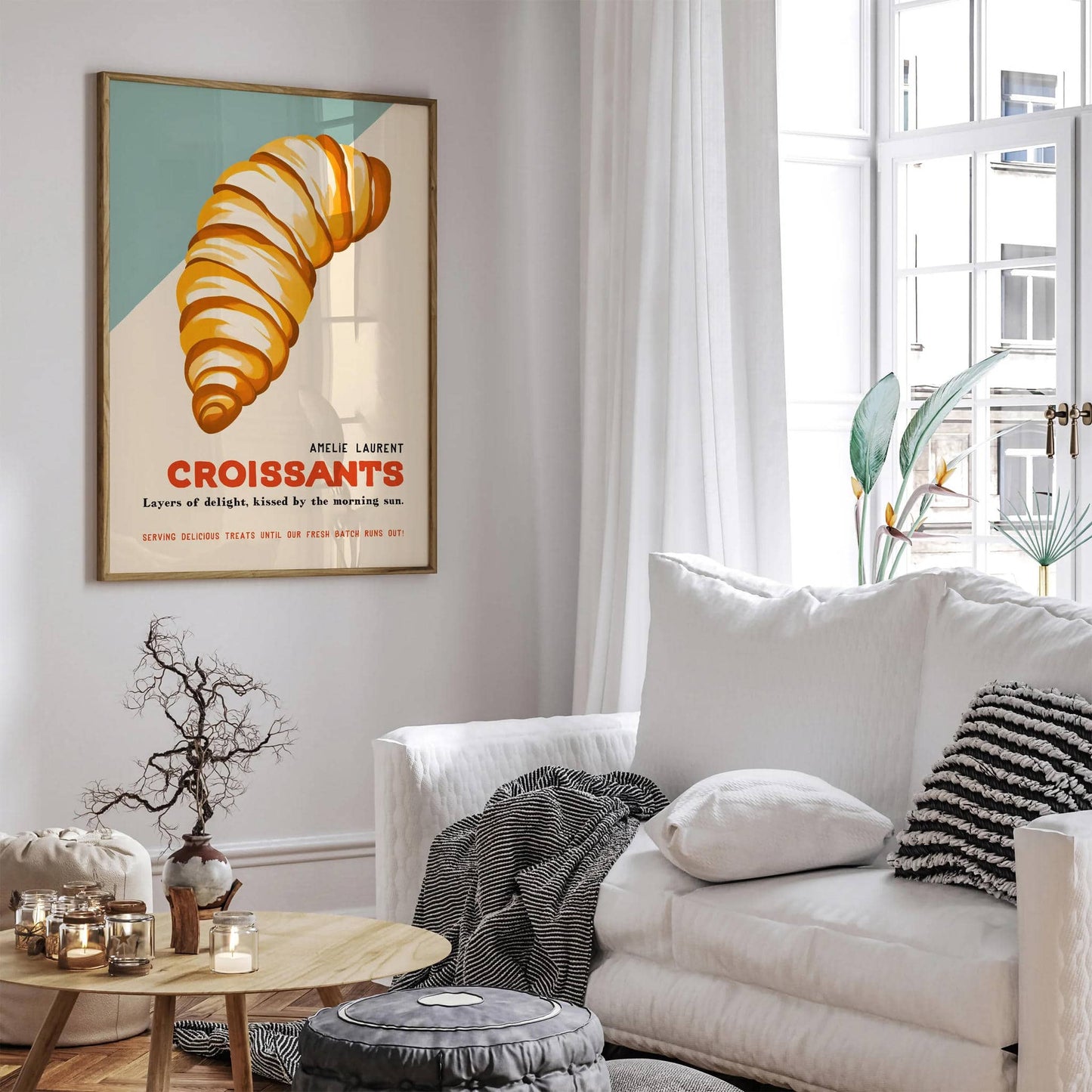 Fresh Croissants Bakery Poster - HypeSheriff