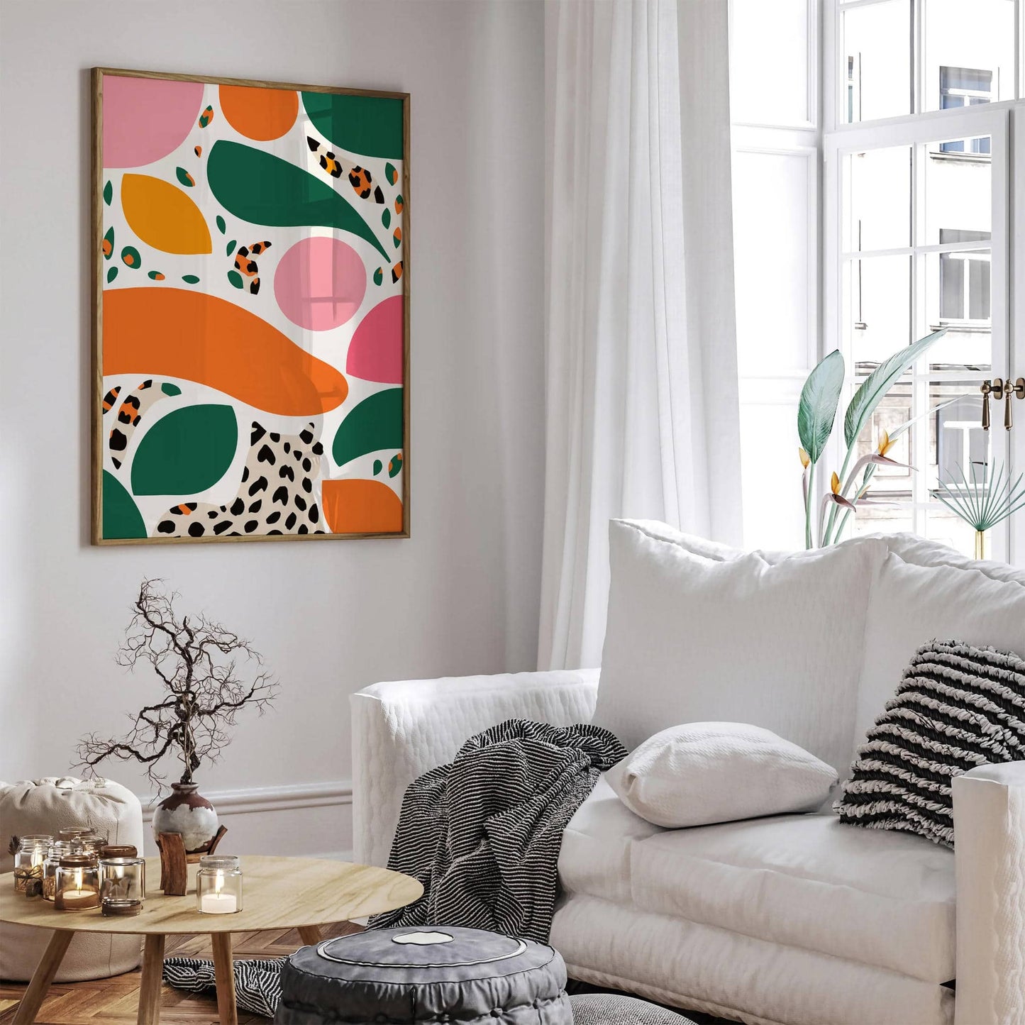 Abstract Mid Century Modern Print - HypeSheriff