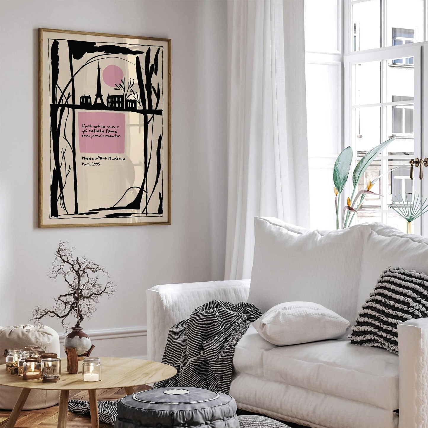 Museum Paris France Poster – Retro Art Print