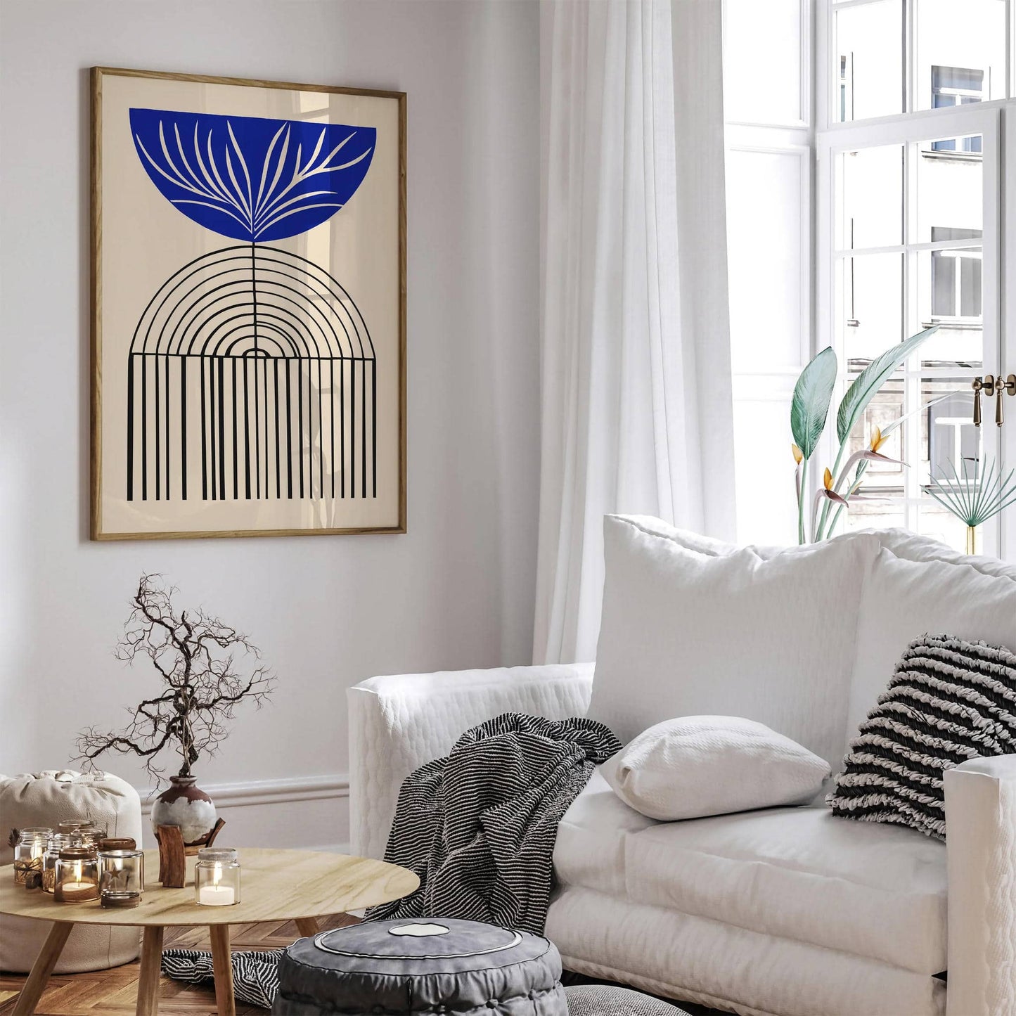Modern Minimalist Arches Bathroom Wall Art - HypeSheriff