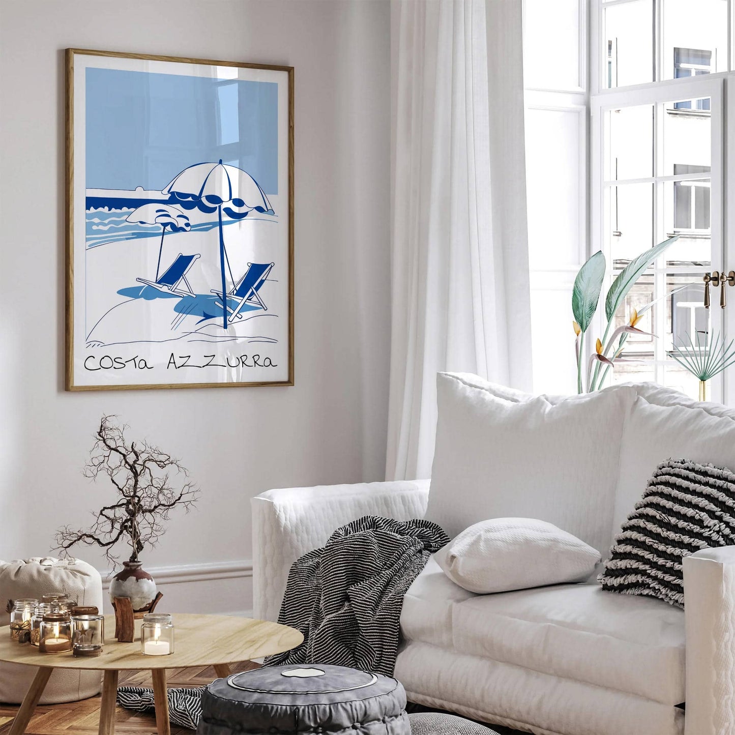 Costa Azzurra Travel Poster - HypeSheriff
