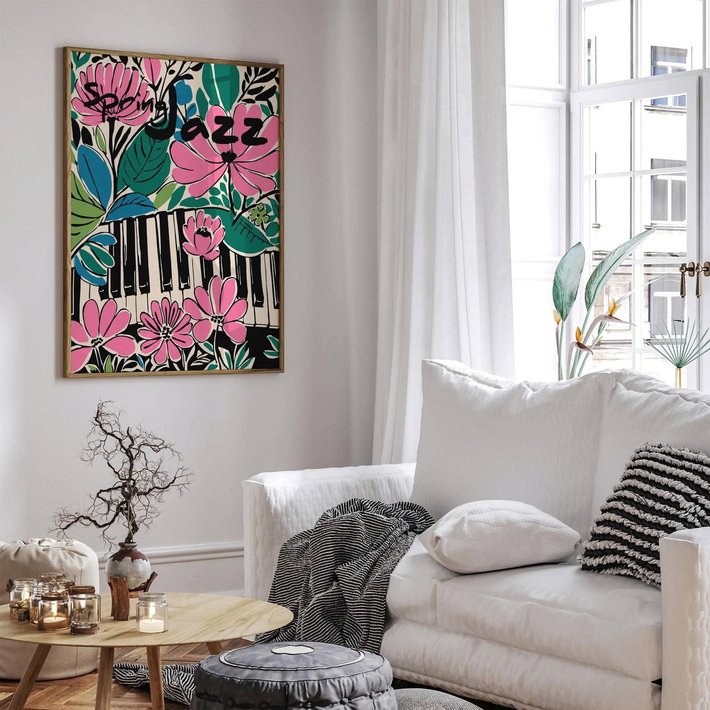 Spring Jazz Eclectic Music Poster