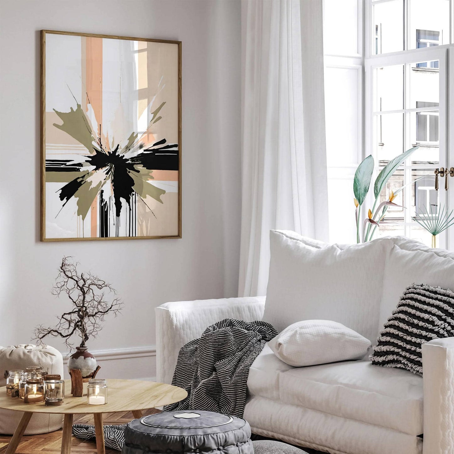 Abstract Painting Print for Modern Wall Decor - HypeSheriff